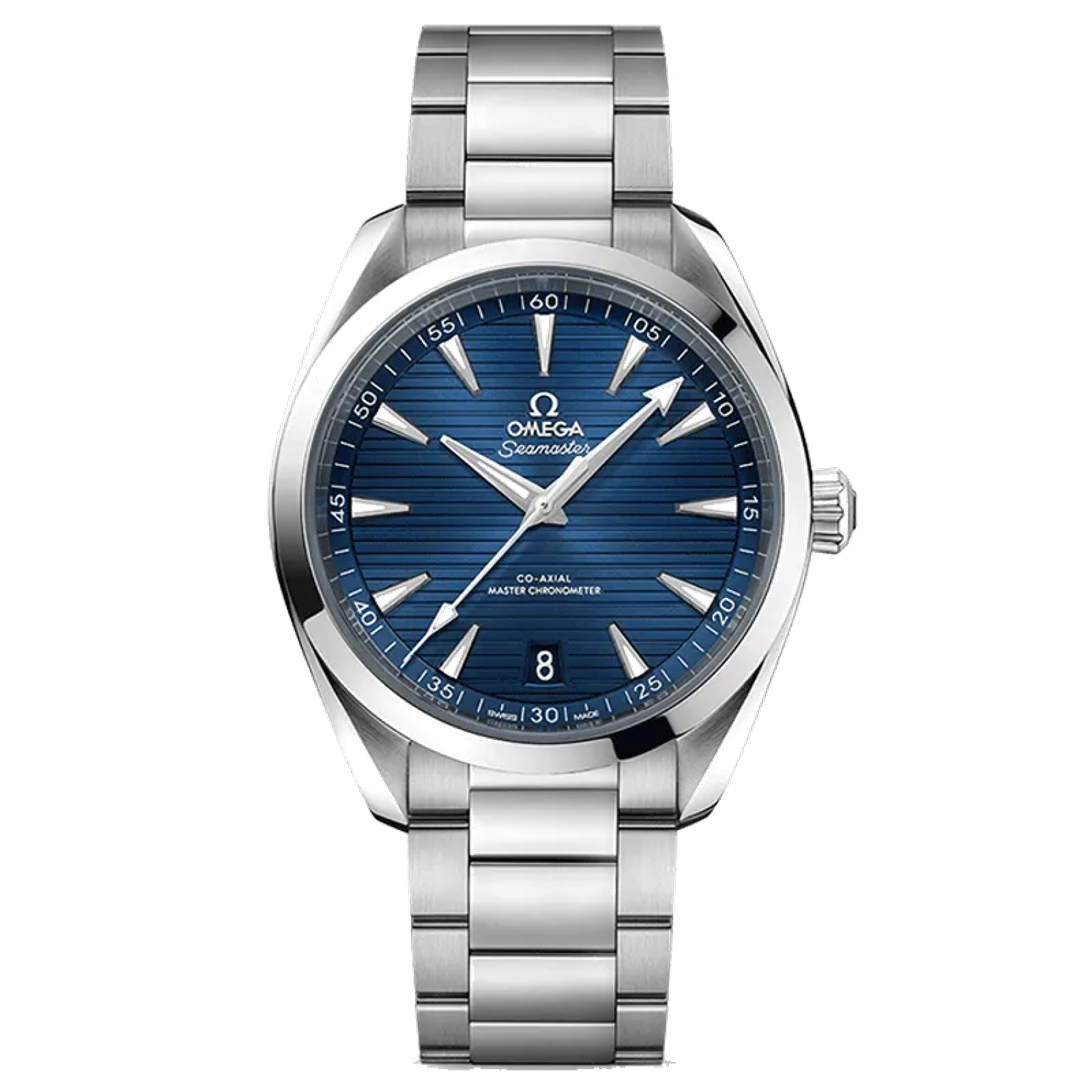 Montre Omega Seamaster Aqua Terra 150m Co-Axial bleu bracelet acier 41mm