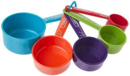 Amazon.com: Farberware Professional Plastic Measuring Cups with Coffee Spoon, Set of 5, Colors may vary : Clothing, Shoes & Jewelry