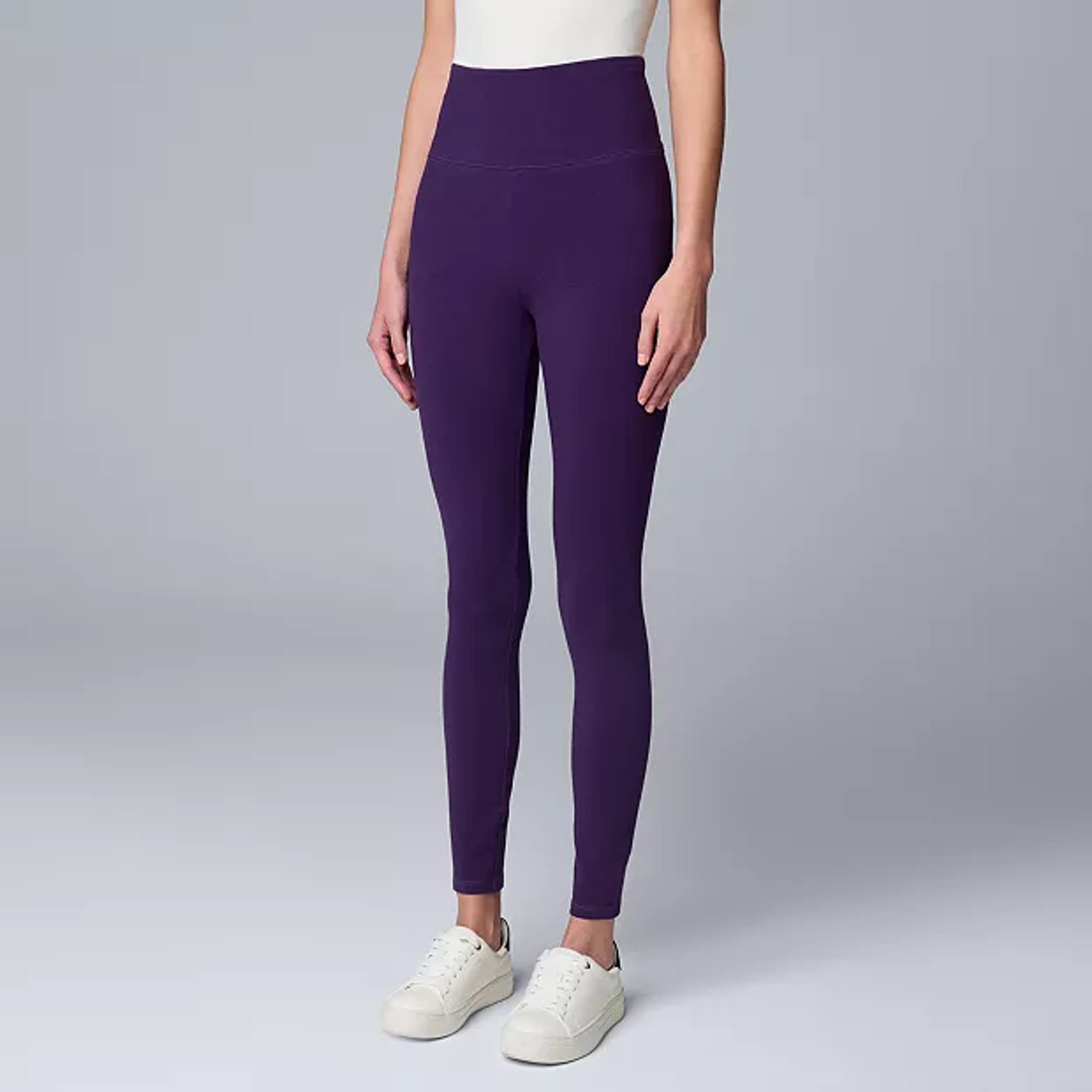 Women's Simply Vera Vera Wang Live-In Shaping High Rise Leggings