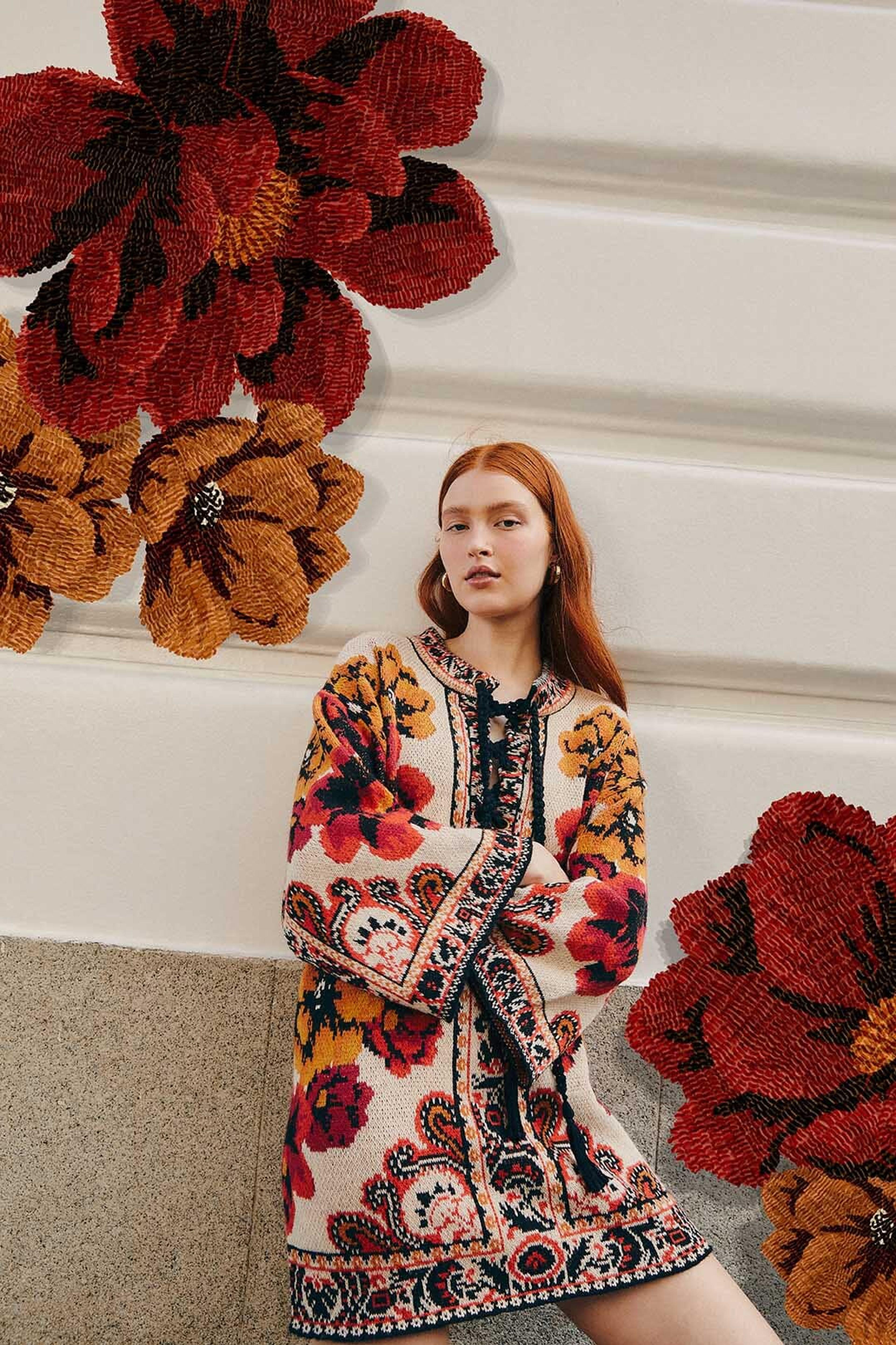 Winter Tapestry Knit Sweater Dress – FARM Rio