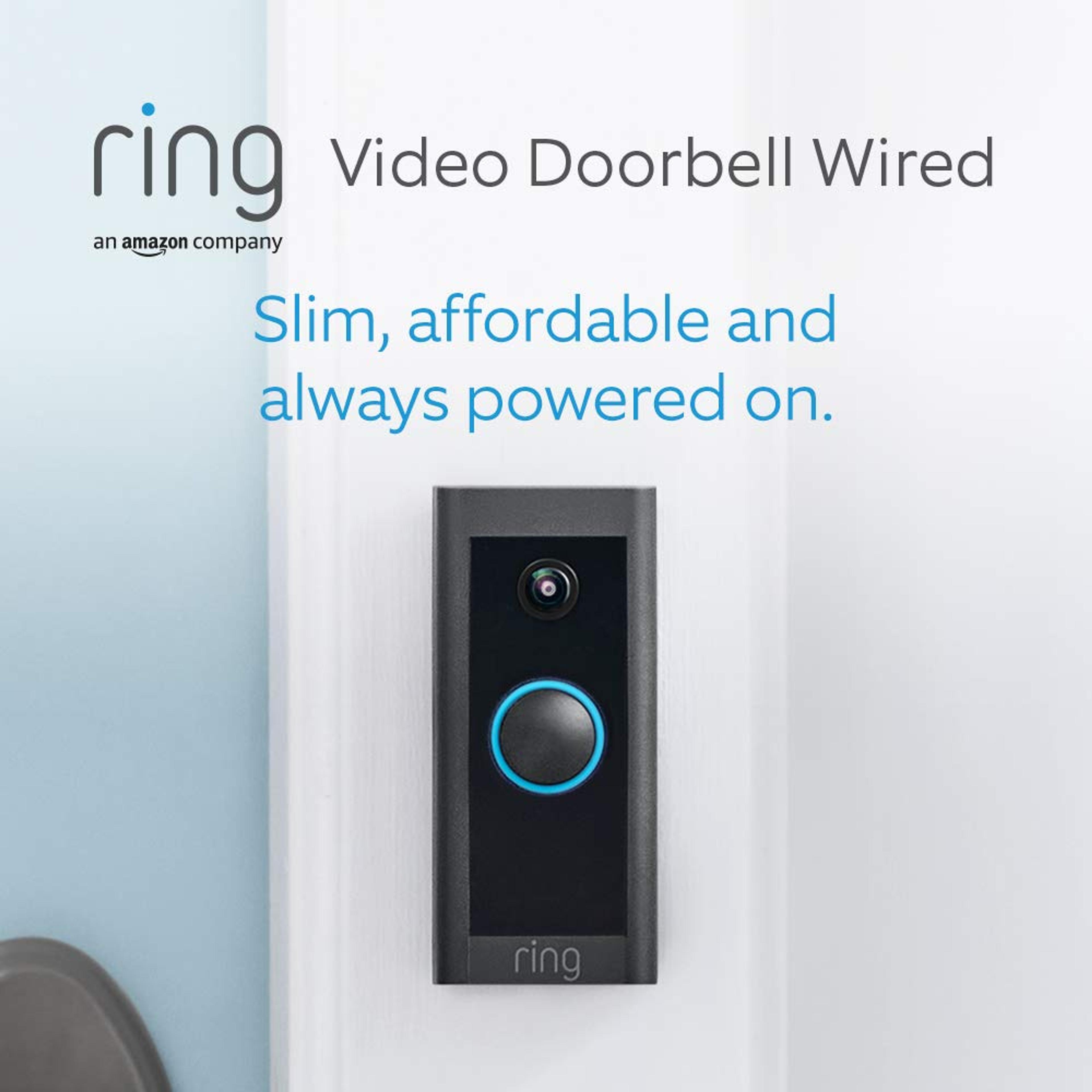 Ring Video Doorbell Wired, by Amazon | Doorbell camera with 1080p HD Video, Advanced Motion Detection, wired installation (existing doorbell wiring required) | 30-day free trial of Ring Protect Plan : Amazon.co.uk: DIY & Tools