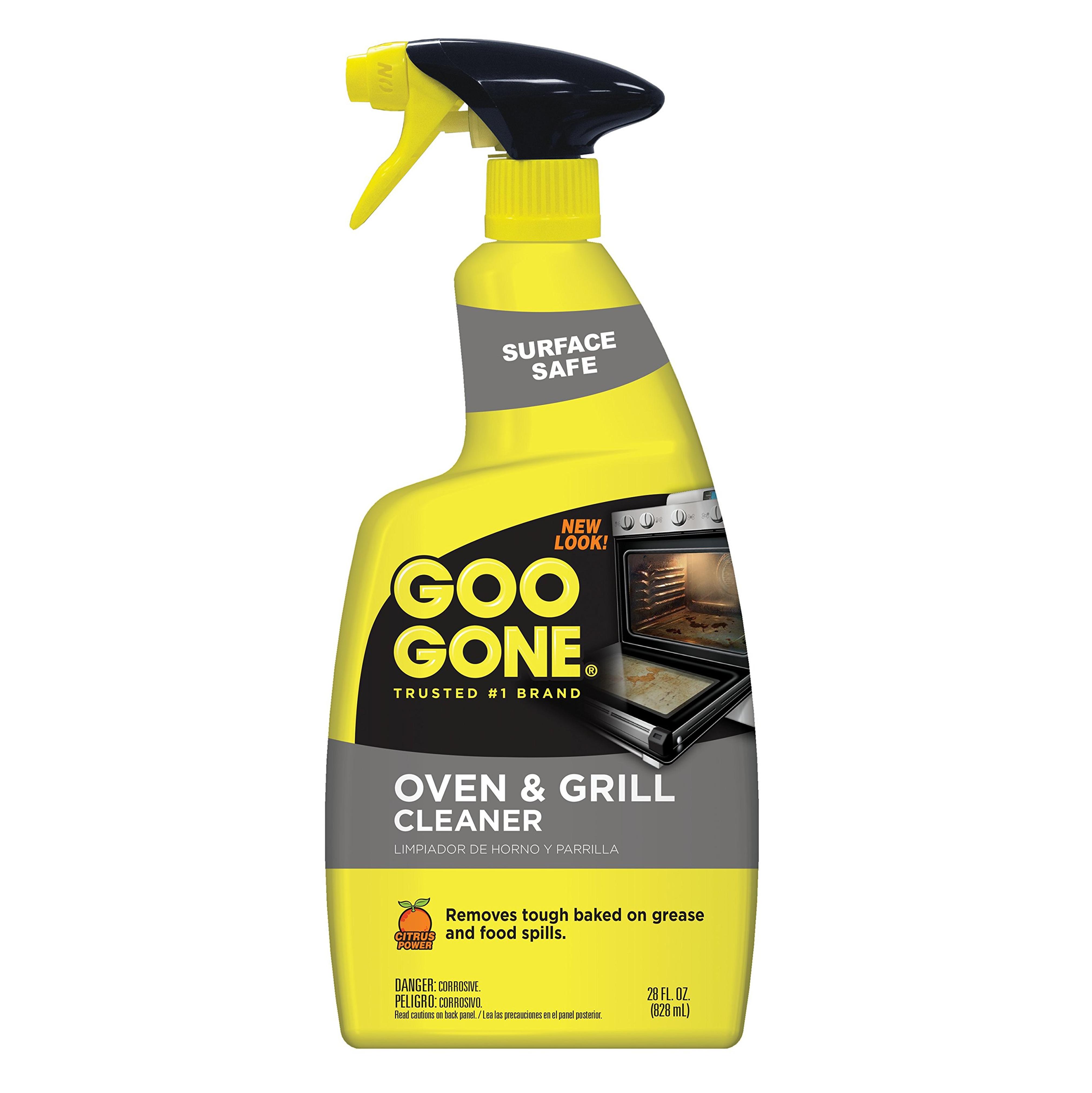 Amazon.com: Goo Gone Oven and Grill Cleaner - 28 Ounce - Removes Tough Baked On Grease and Food Spills Surface Safe : Health & Household