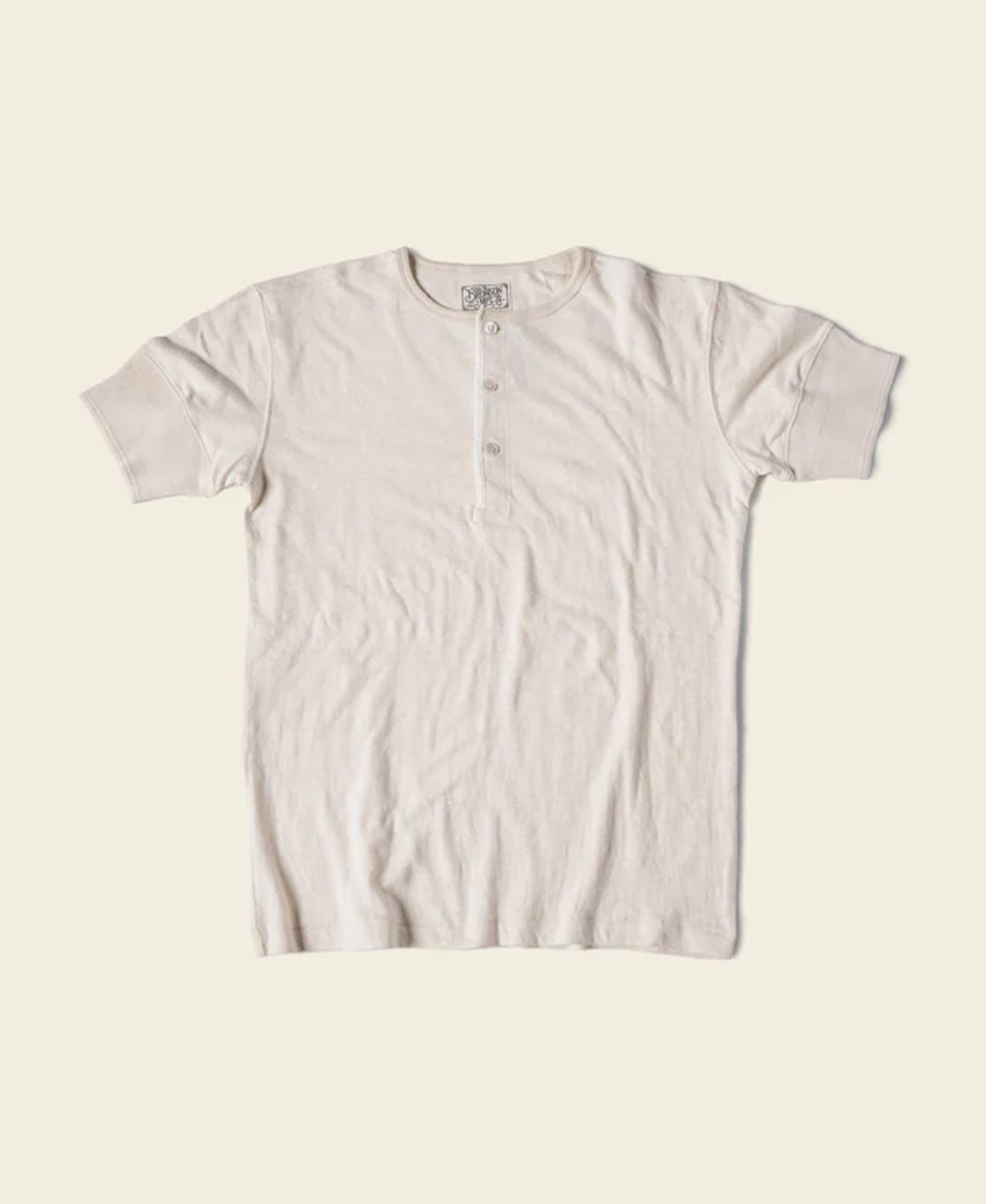 1890s Slub Cotton Henley T-Shirt