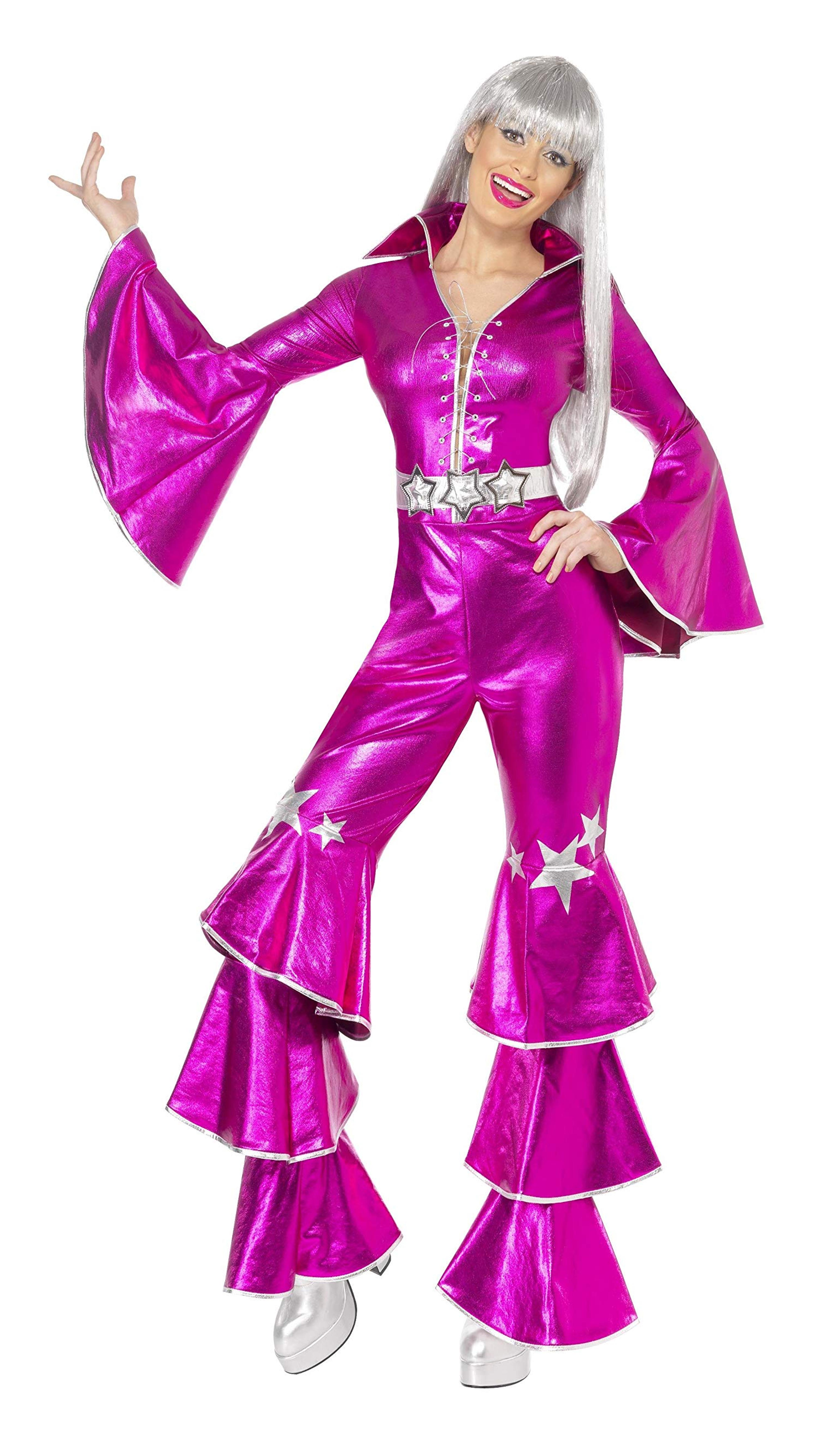 Amazon.com: Smiffys womens 1970s Dancing Dream Costume : Clothing, Shoes & Jewelry