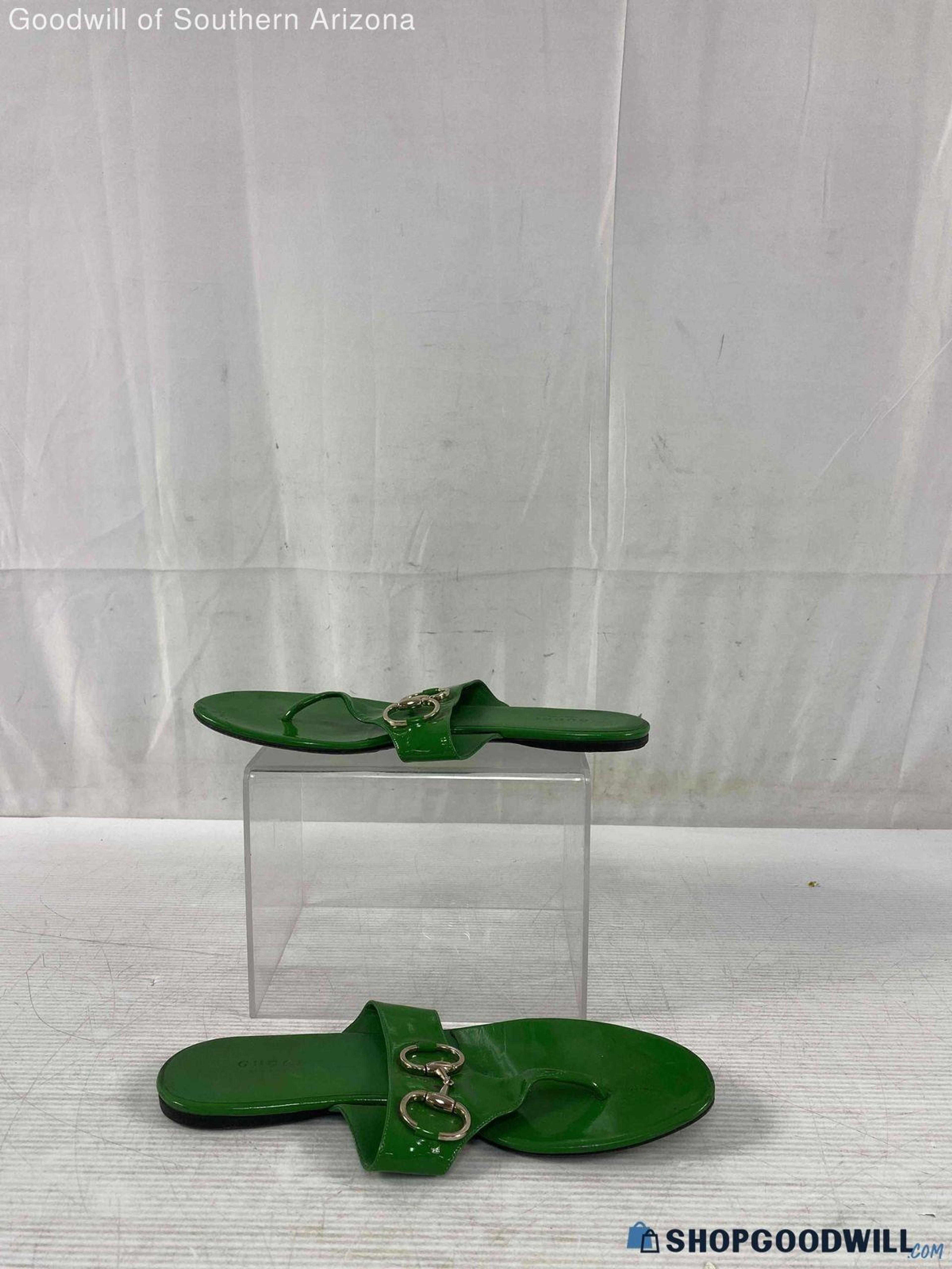 Gucci Women's Green Sandals - Size 9B - shopgoodwill.com