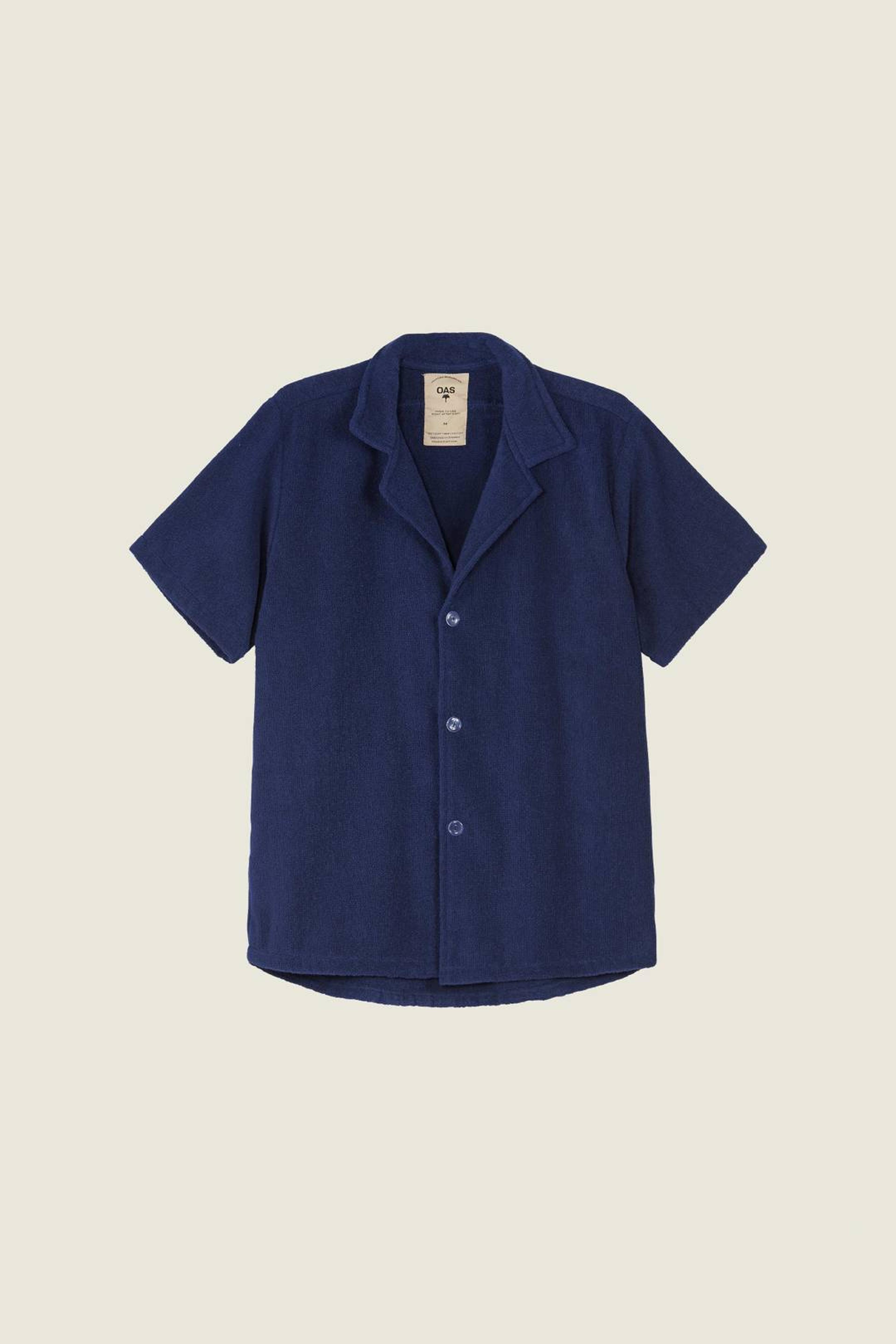 Navy Cuba Terry Shirt