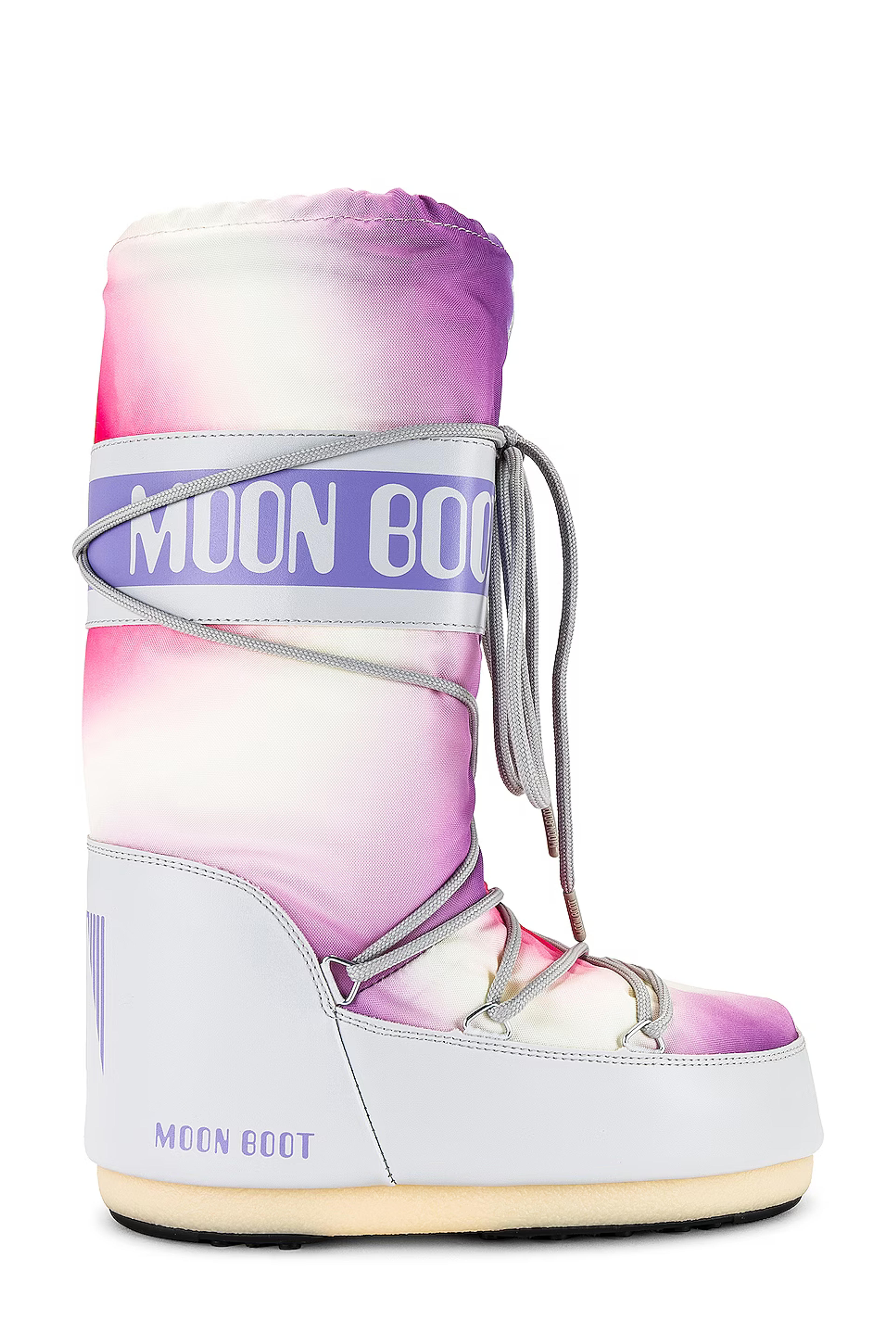 MOON BOOT Icon Tie Dye Boot in Glacier Grey | REVOLVE