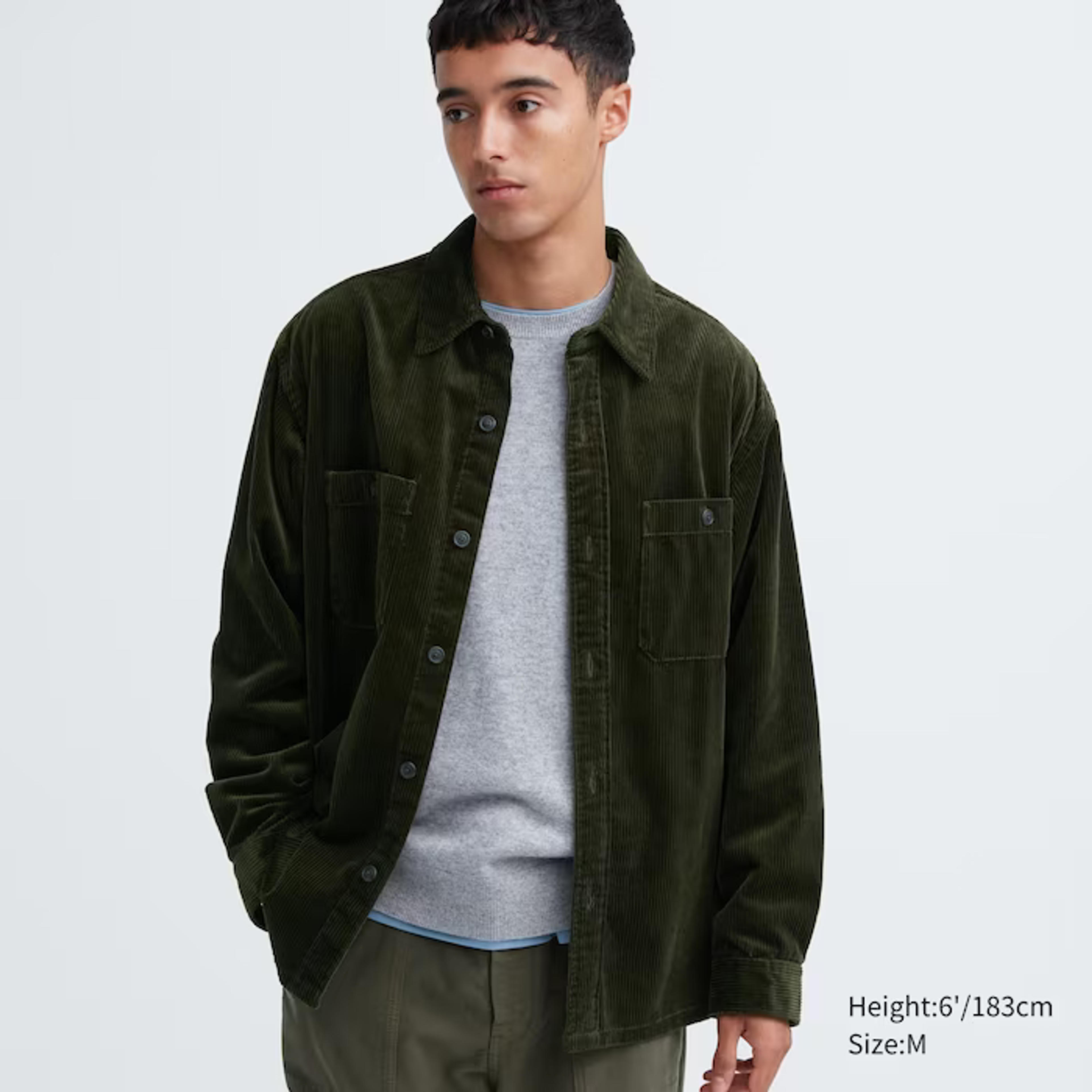 Corduroy Work Long-Sleeve Shirt | UNIQLO US