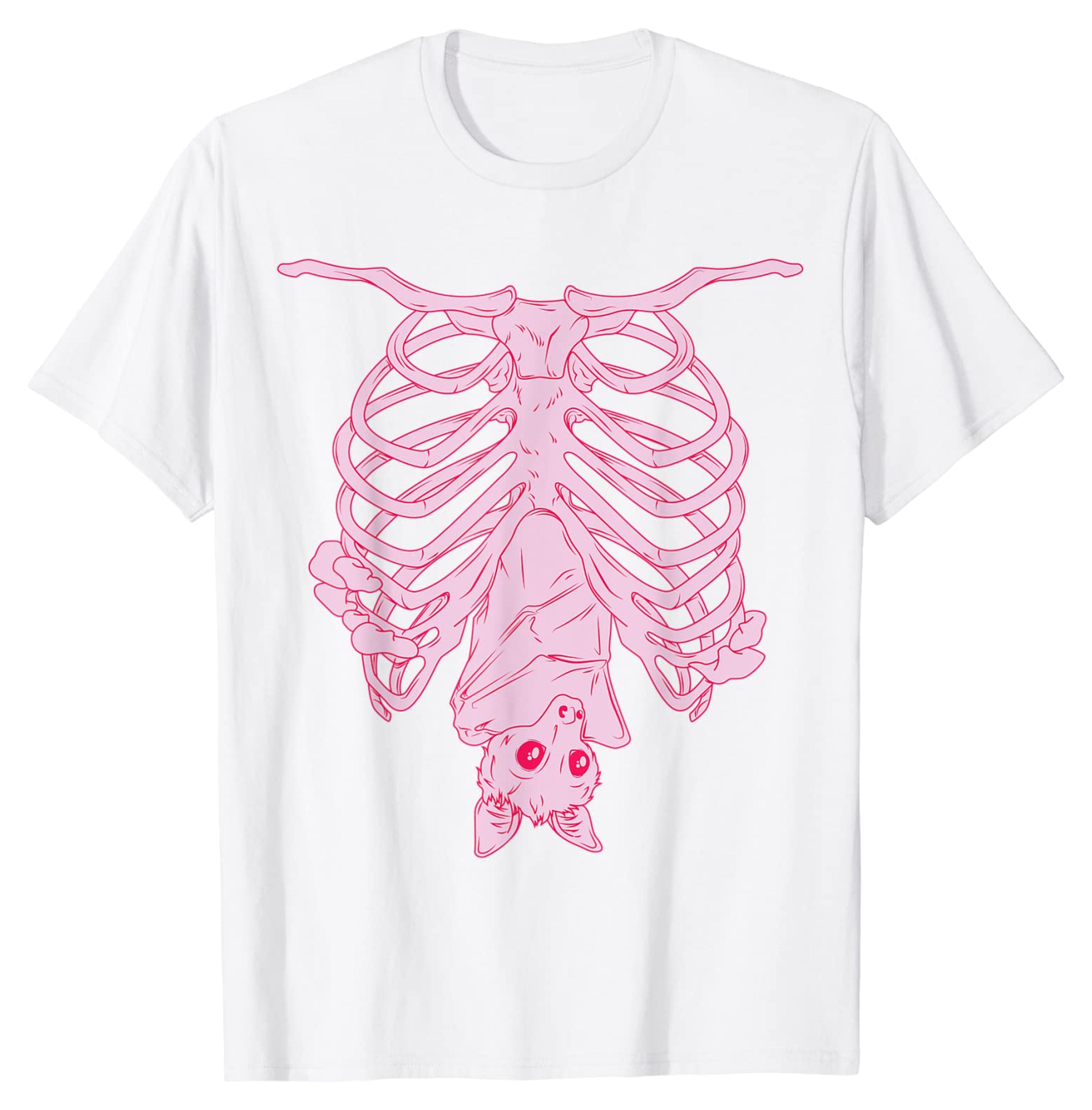 Nu Goth, Witchy Pastel Goth Aesthetic, Creepy Cute Bat T-Shirt