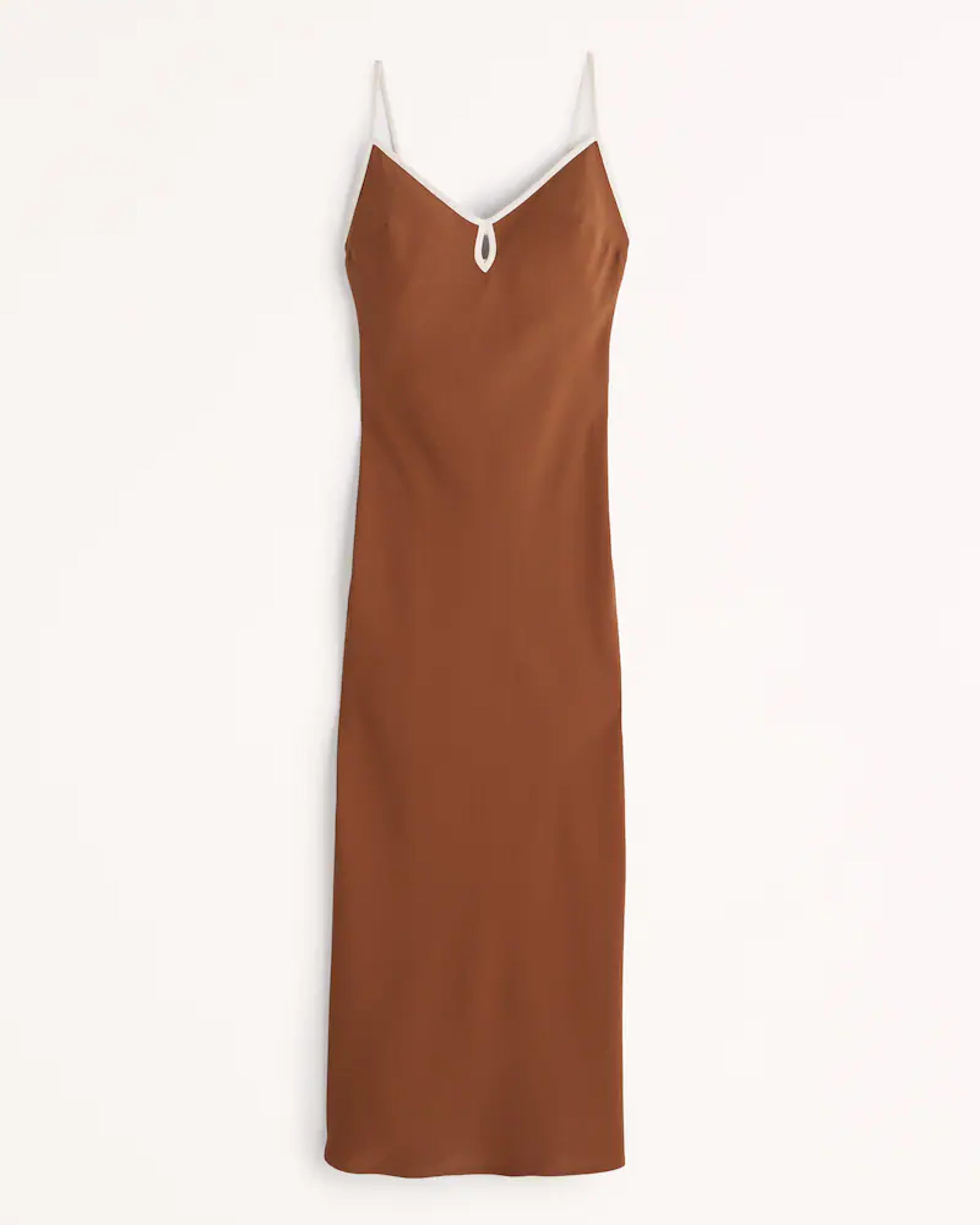 Keyhole Slip Maxi Dress