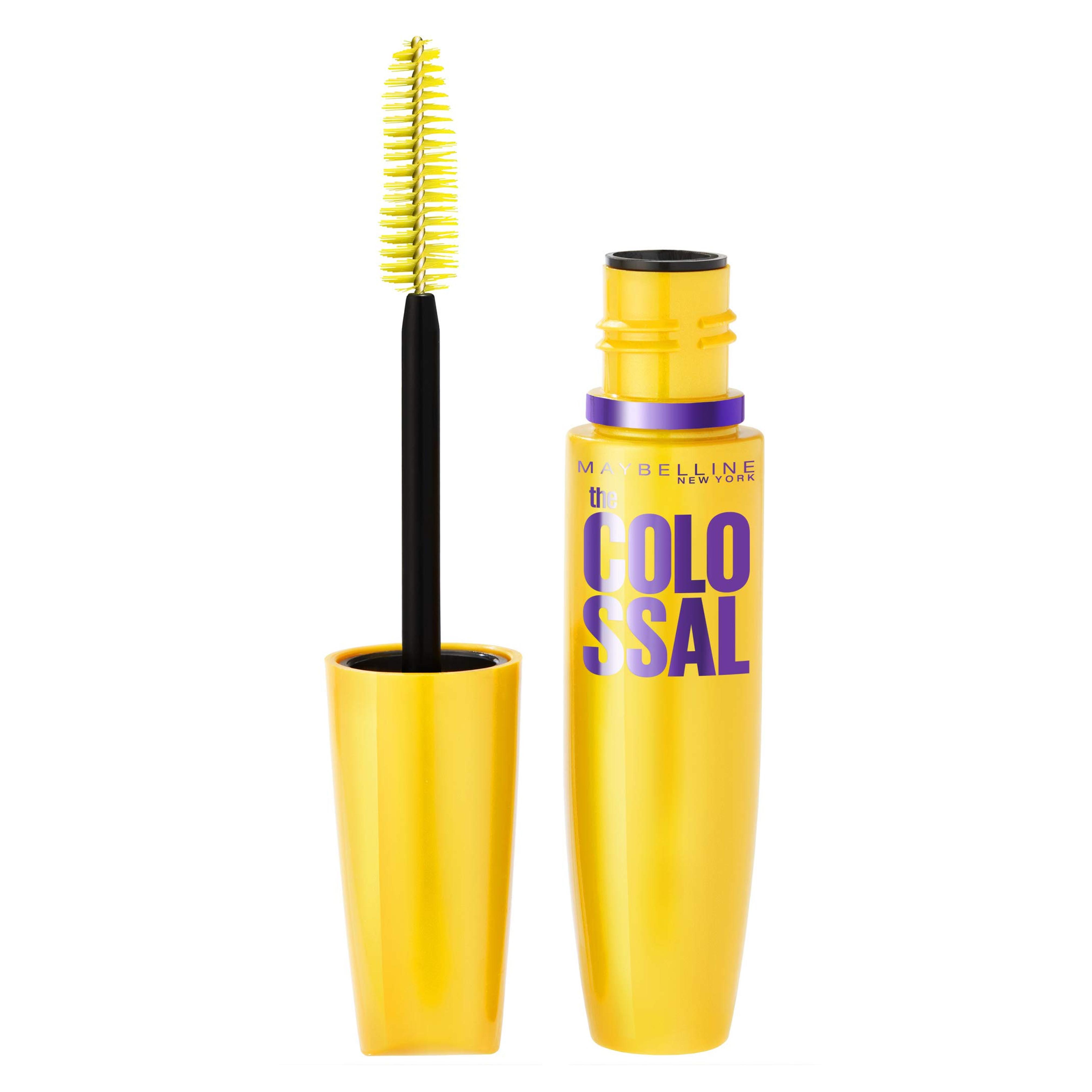 Maybelline Volum' Express The Colossal Washable Mascara, Classic Black Mascara, 0.31 Fl Oz (1 Count)