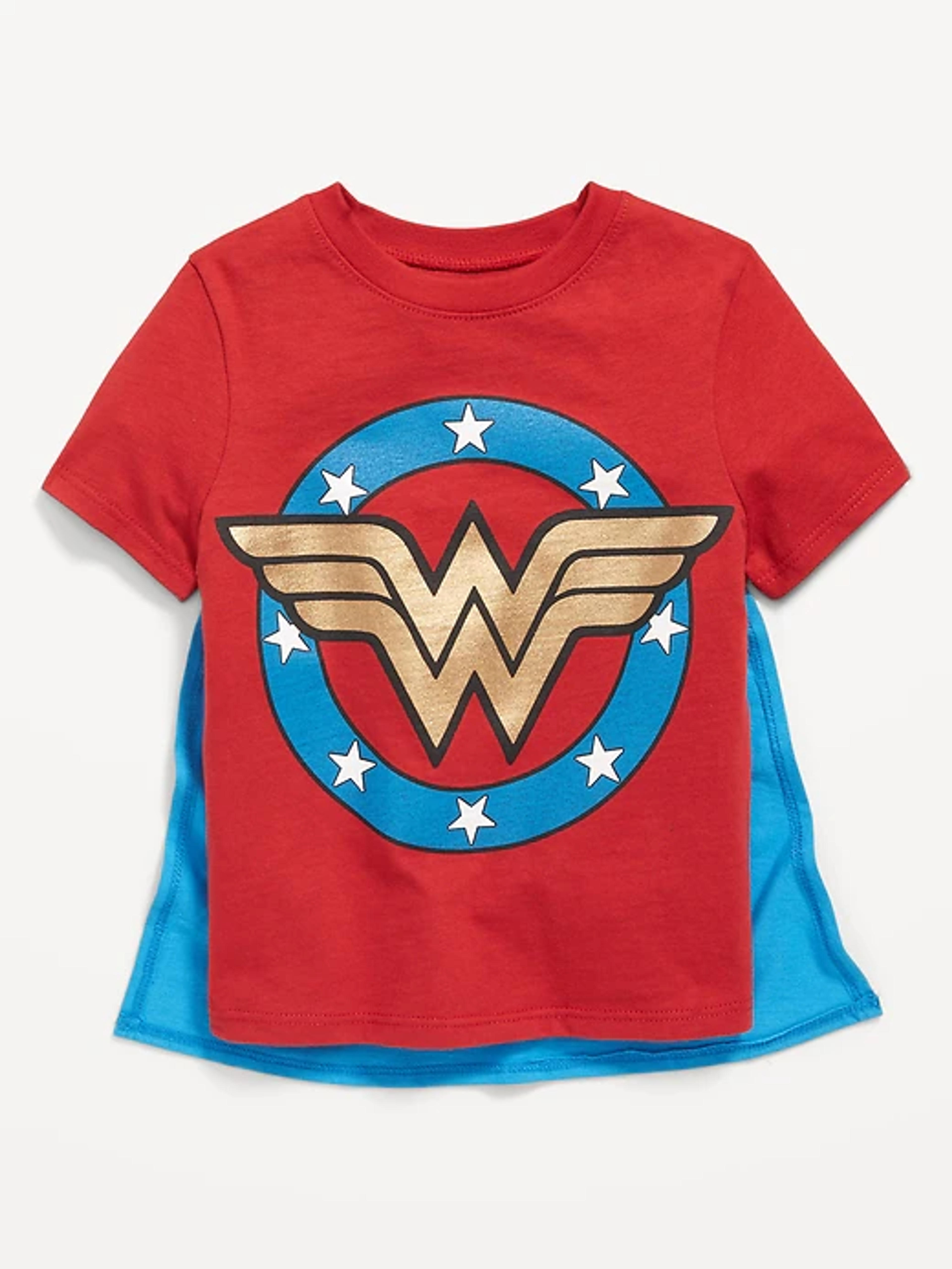 DC Comics™ Wonder Woman Unisex Costume T-Shirt (with Cape) for Toddler | Old Navy