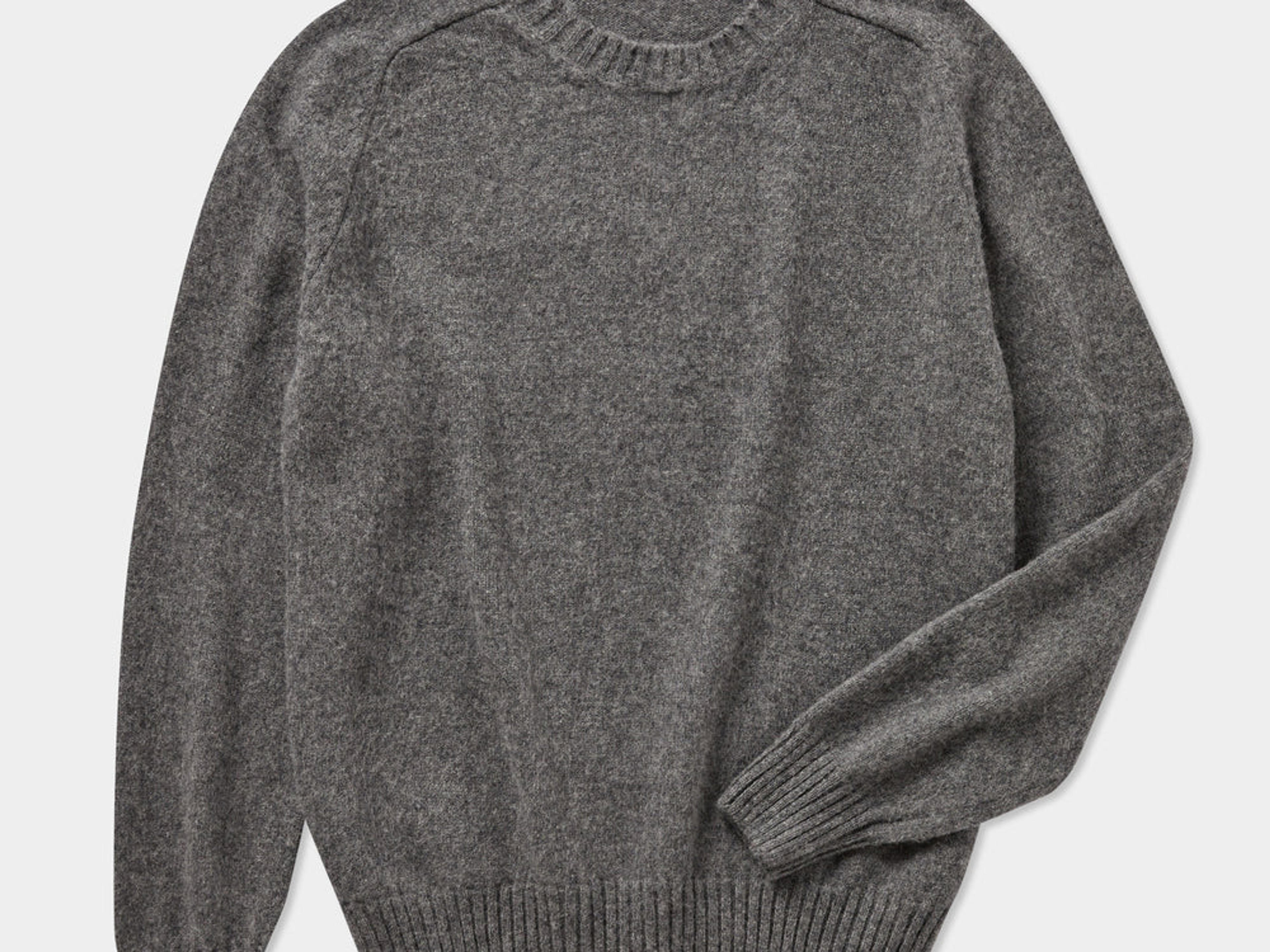 Men’s sweater, in pure Shetland wool. Made in Italy