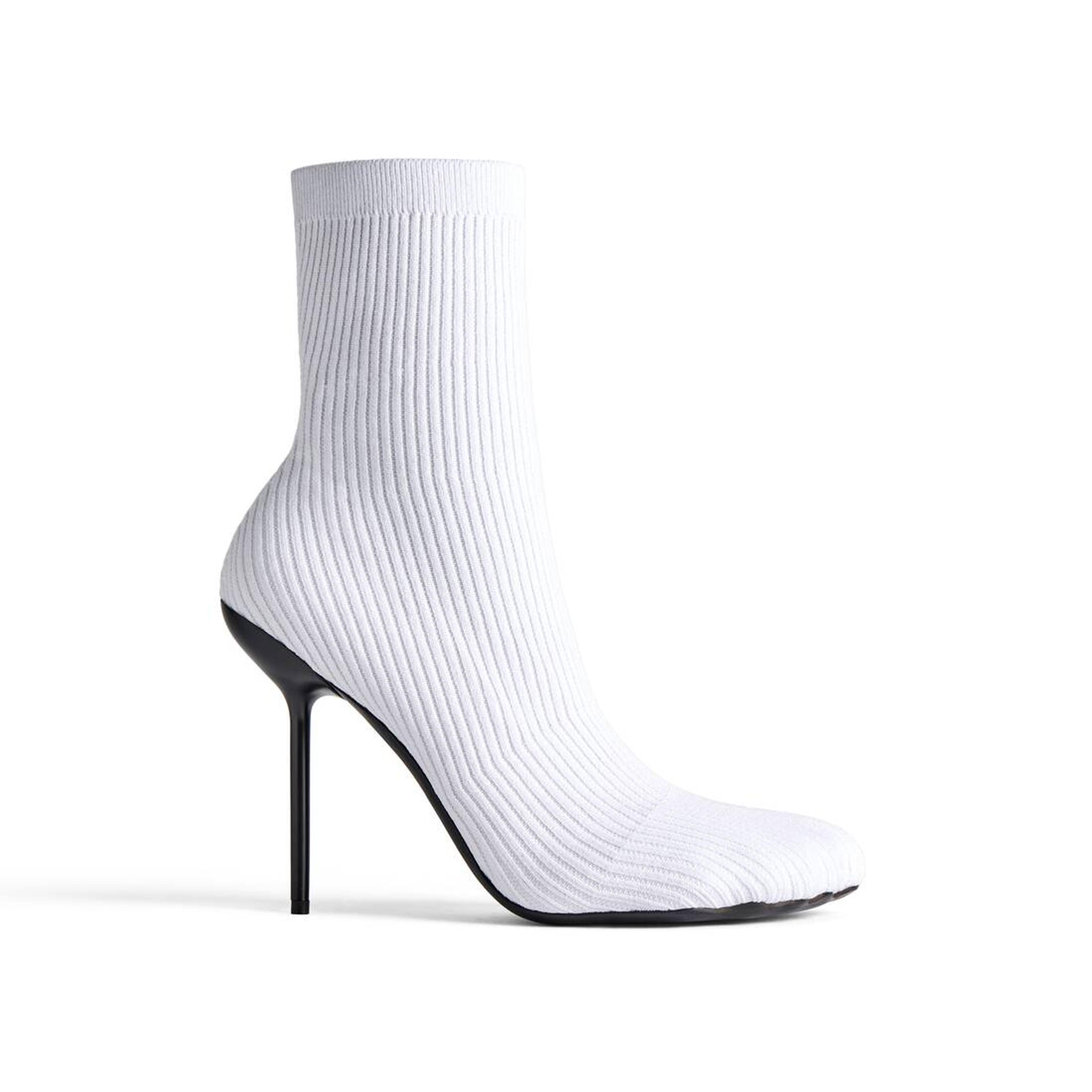 Women's Anatomic 110mm Bootie in Off White | Balenciaga US