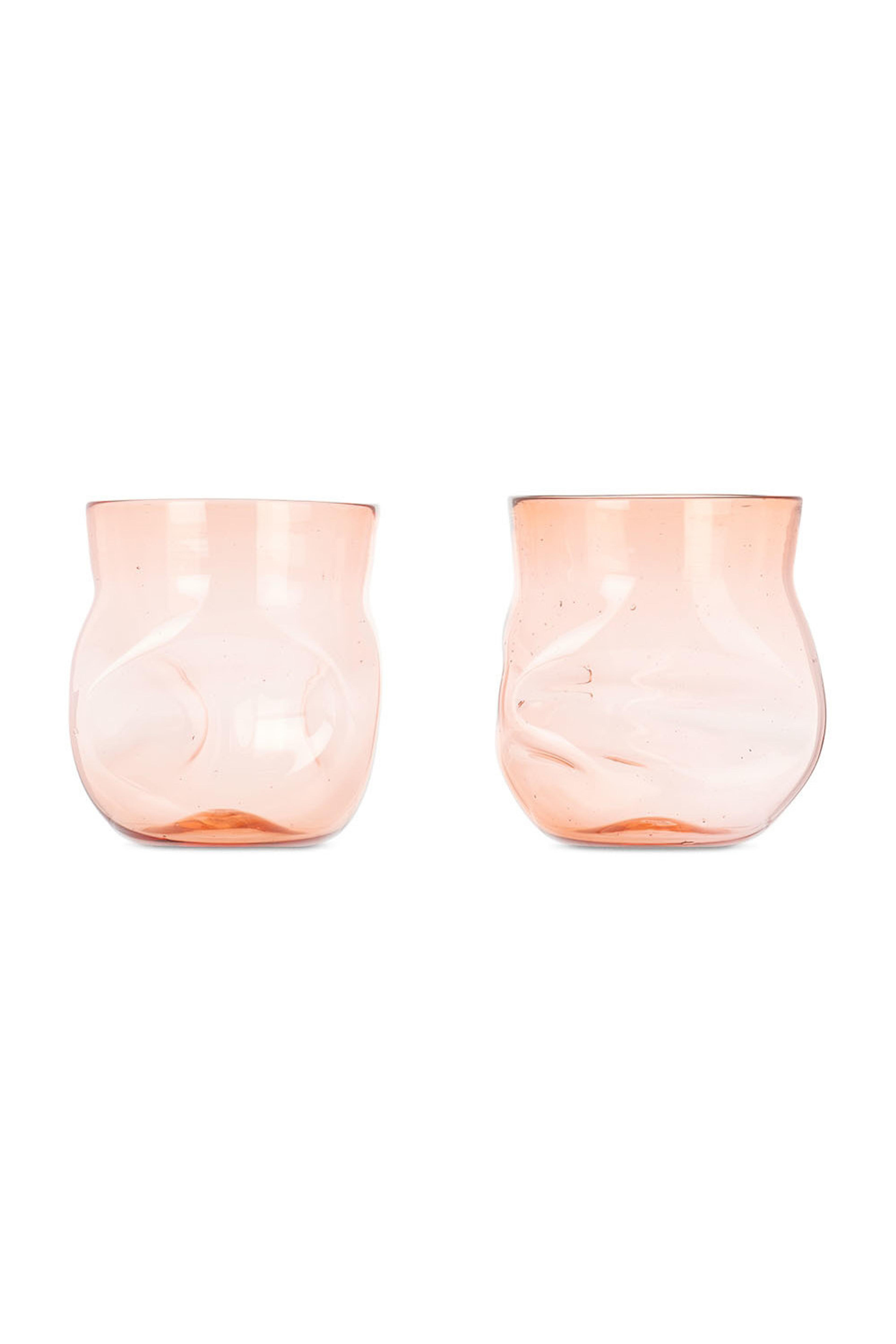 Pink Crushed Glass Set by Goodbeast on Sale