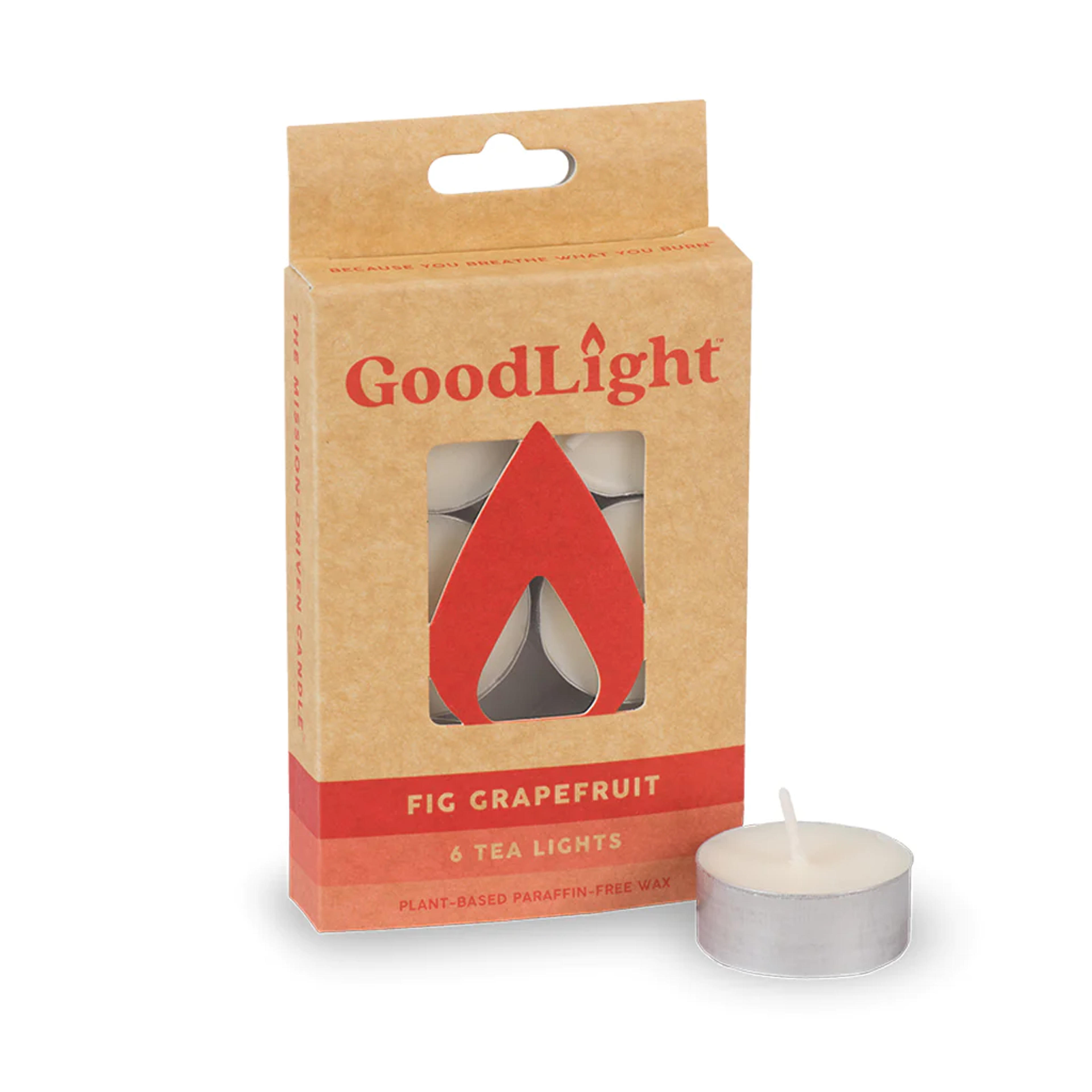 GoodLight Fig Grapefruit Scented Tea Light Candle