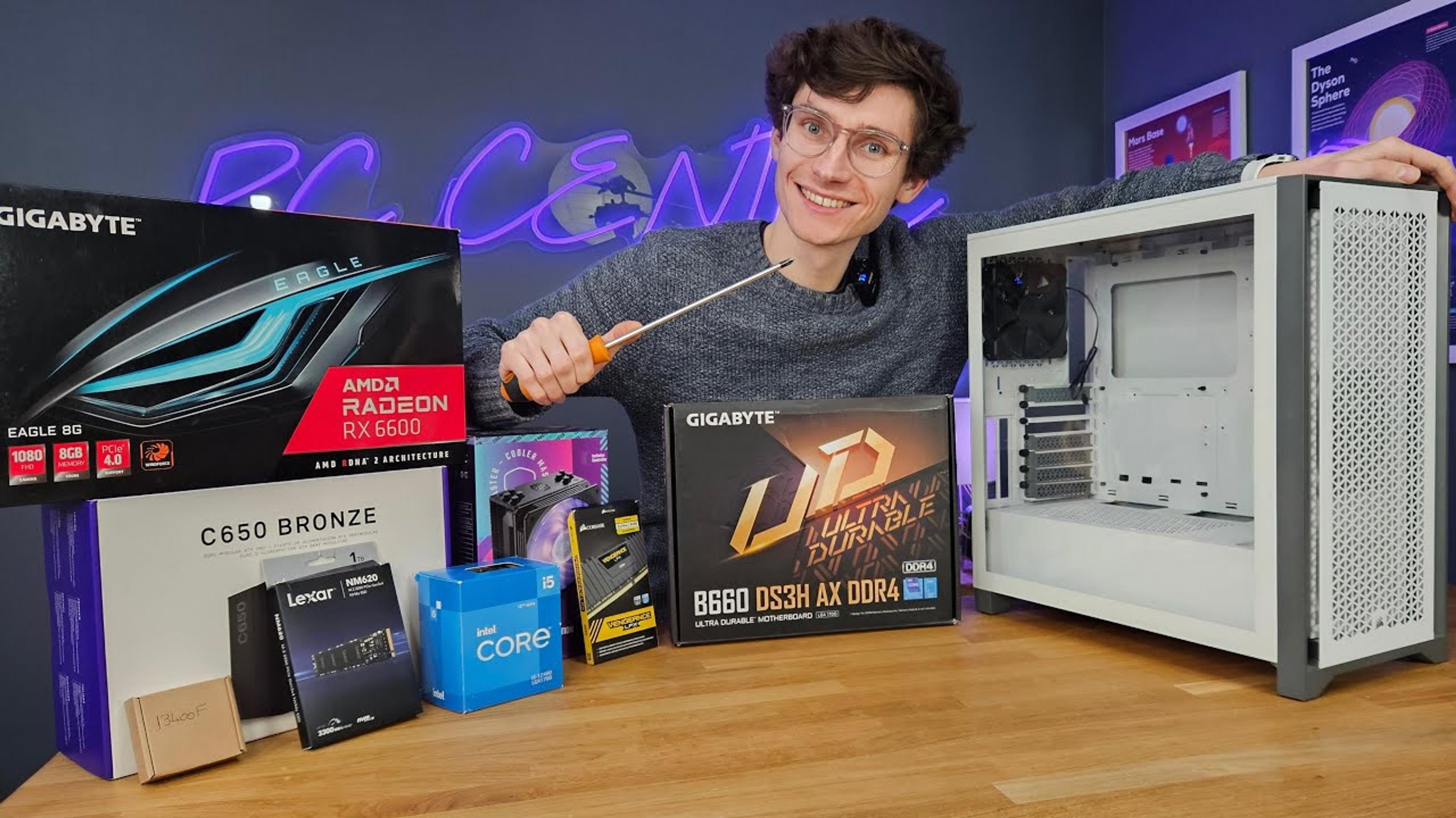 How To Build A Gaming PC 2023! Budget, RX 6600 - YouTube