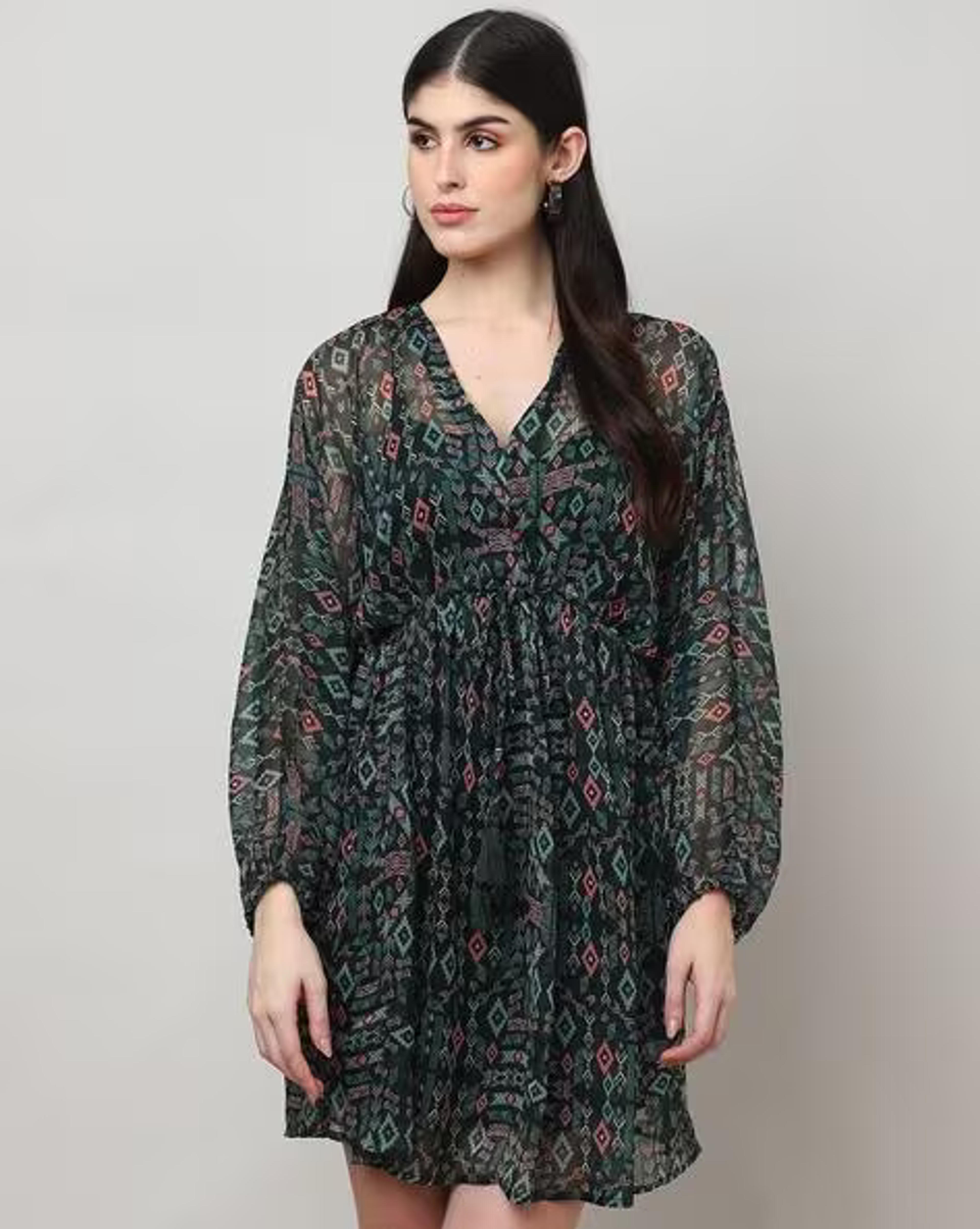 Buy Green Dresses for Women by Femella Online | Ajio.com