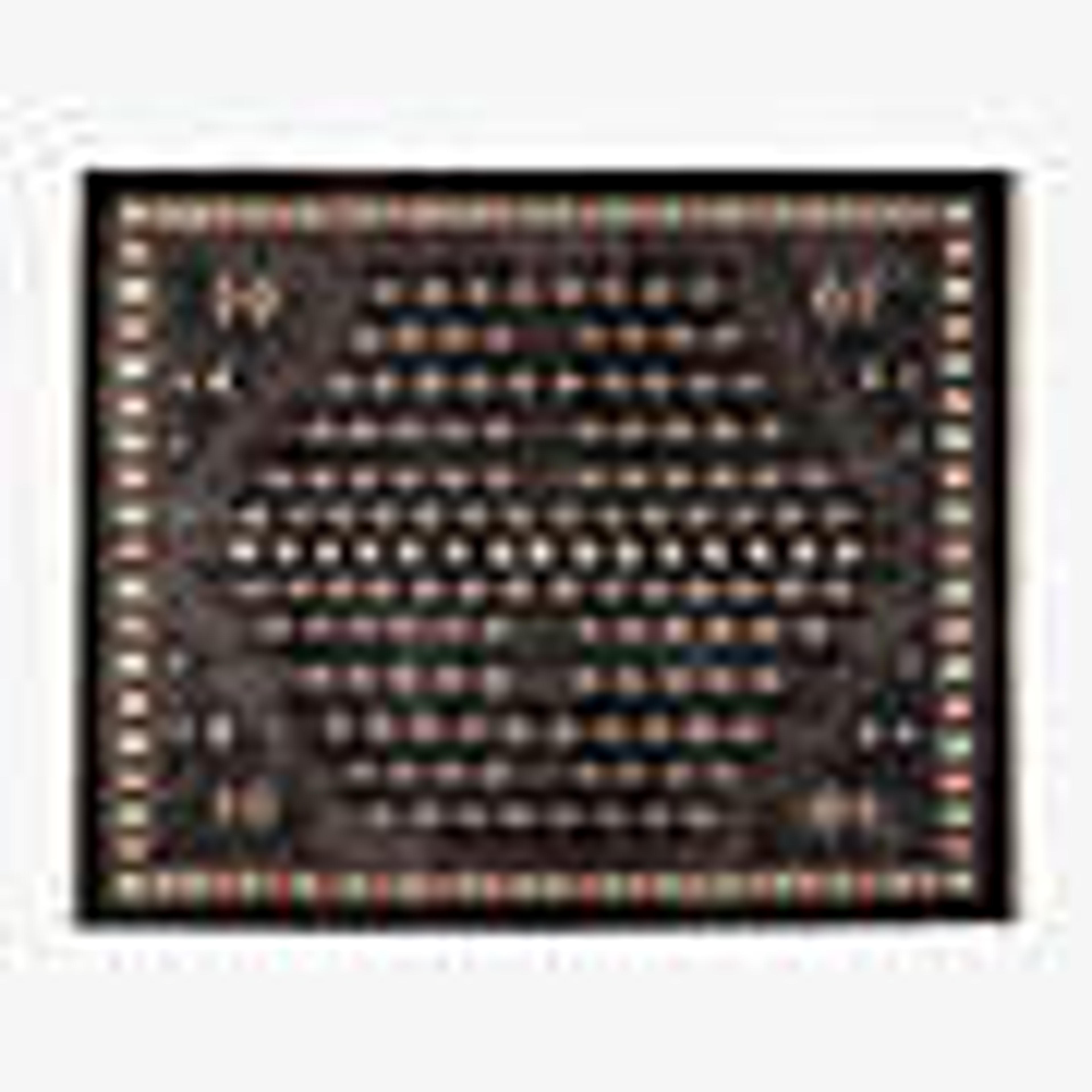 Inaz Hand-Knotted Black Wool Area Rug 8'x10'