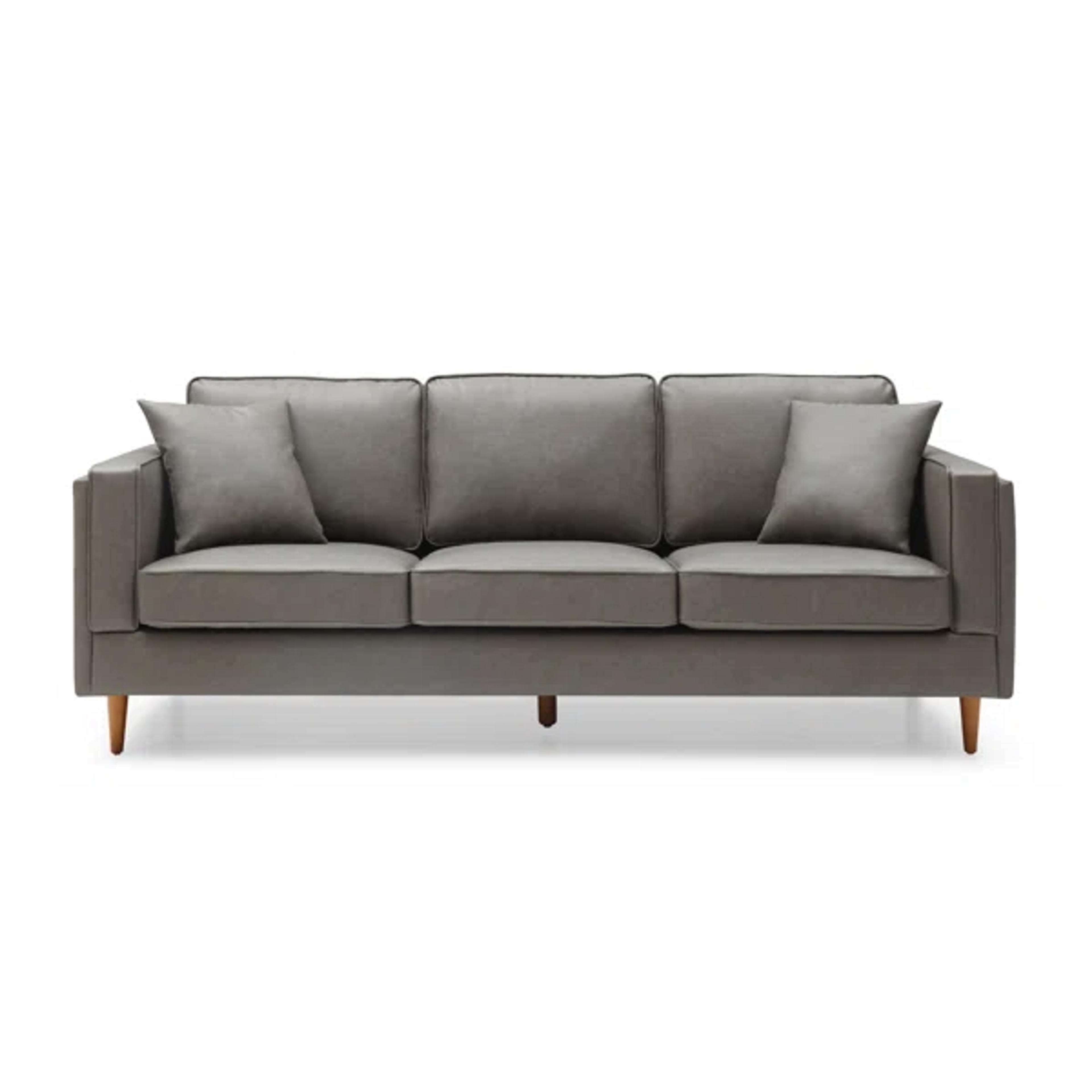 Portola 85'' Vegan Leather Sofa & Reviews | AllModern