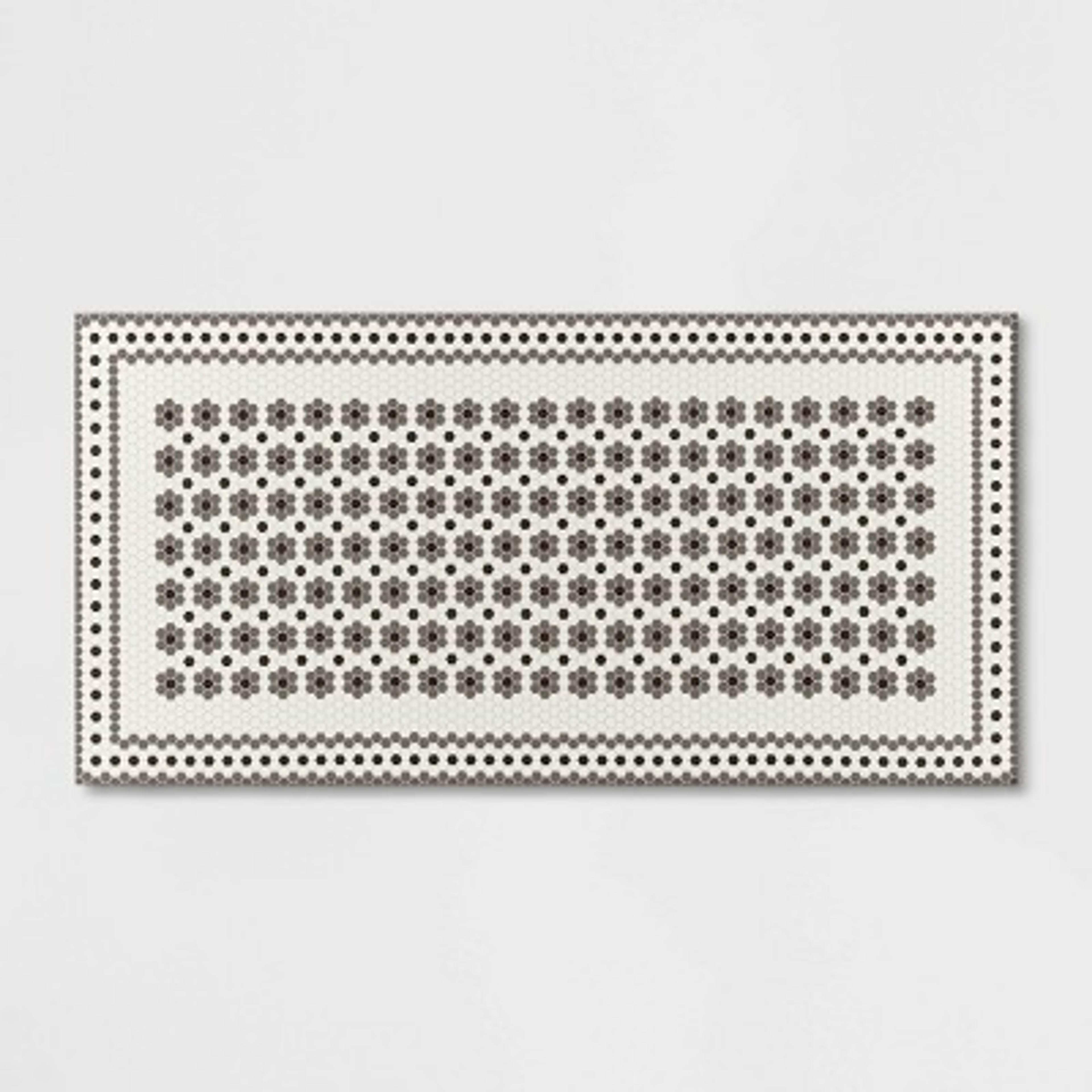 2&#39;x4&#39; Penny Tile Vinyl Accent Mat - Threshold&#8482;