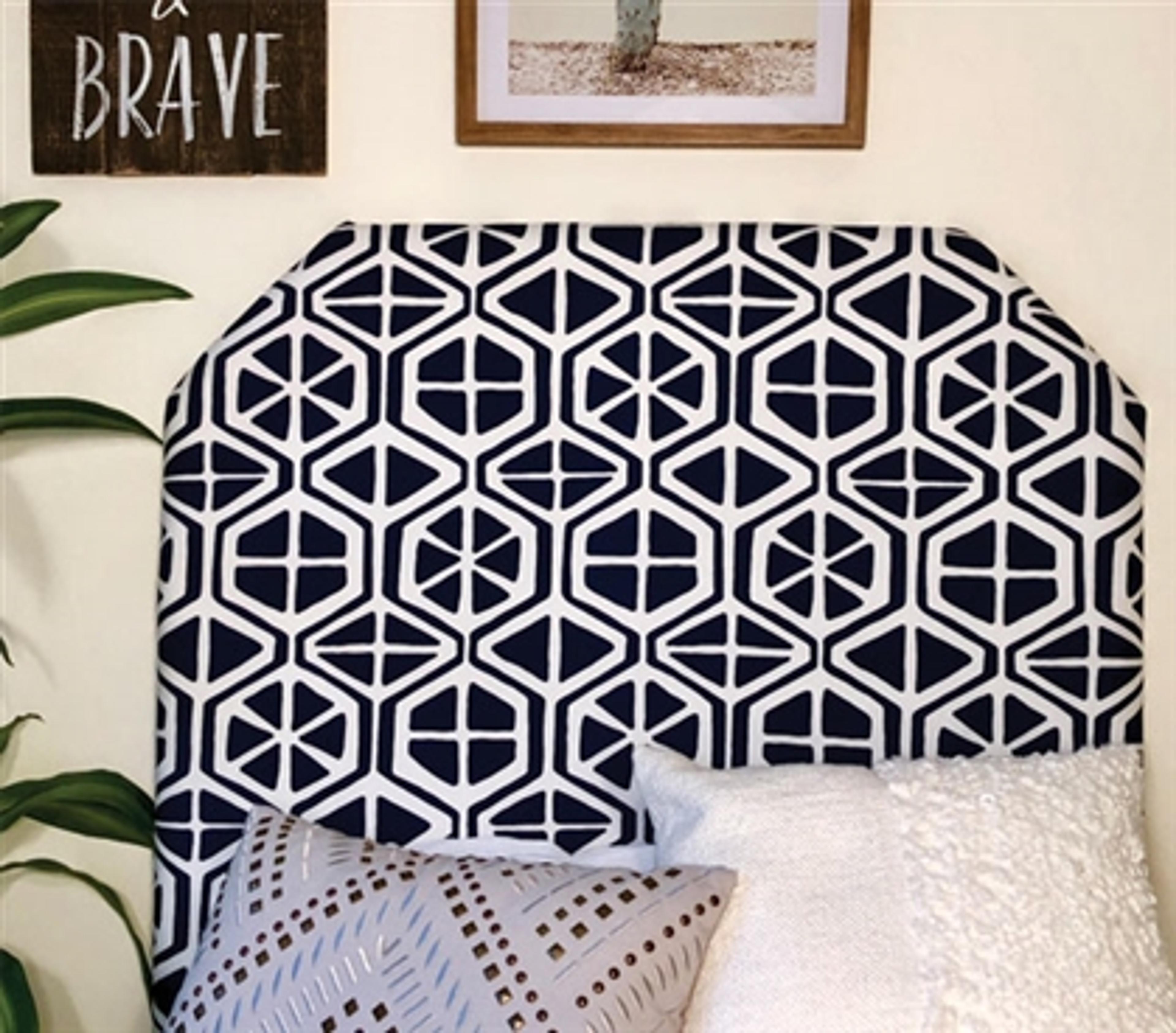 Navy Dorm Room Decor Unique Aiden Extra Long Twin Bed College Headboard Stylish Pattern