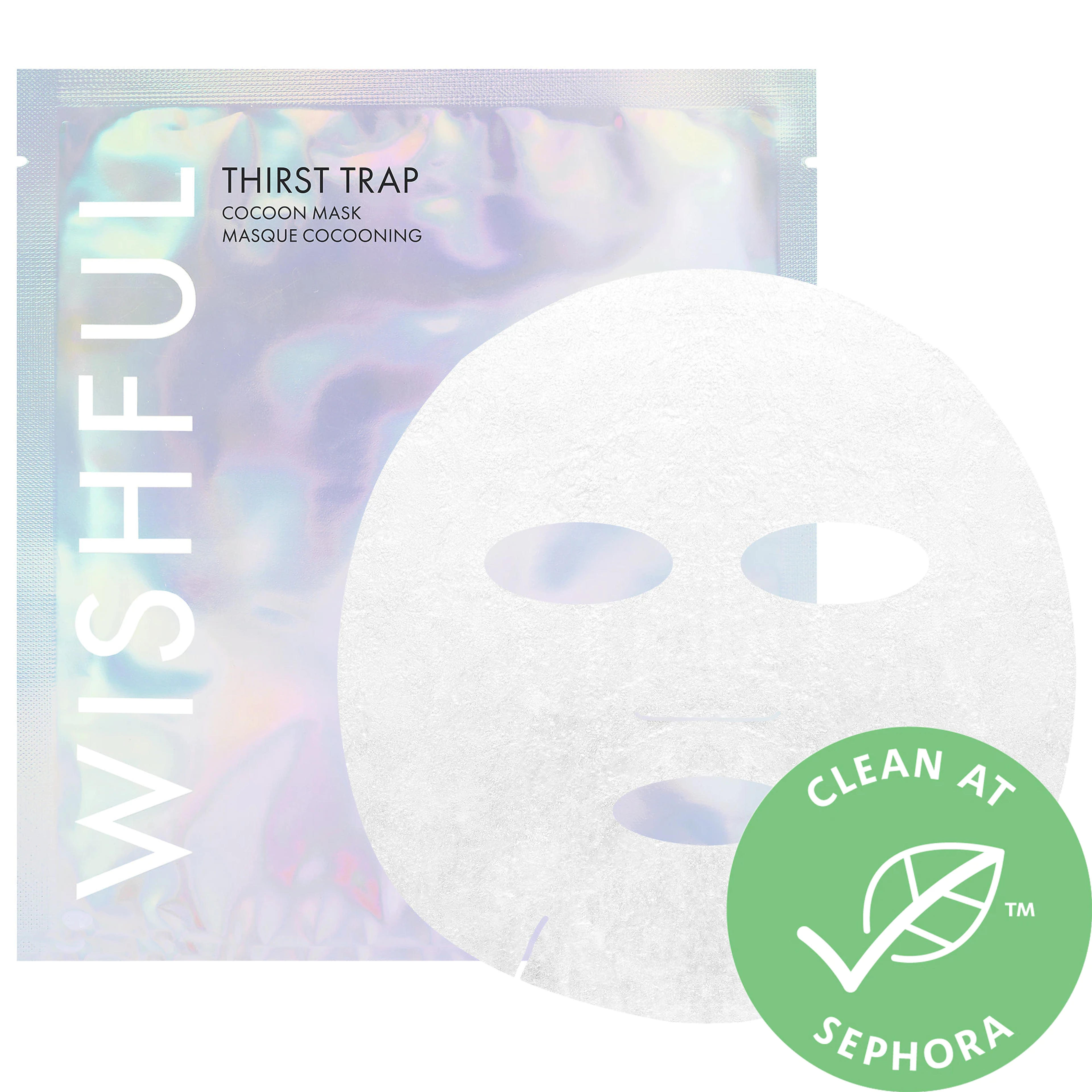 Thirst Trap Rose & Aloe Vera Soothing Sheet Mask - Wishful | Sephora