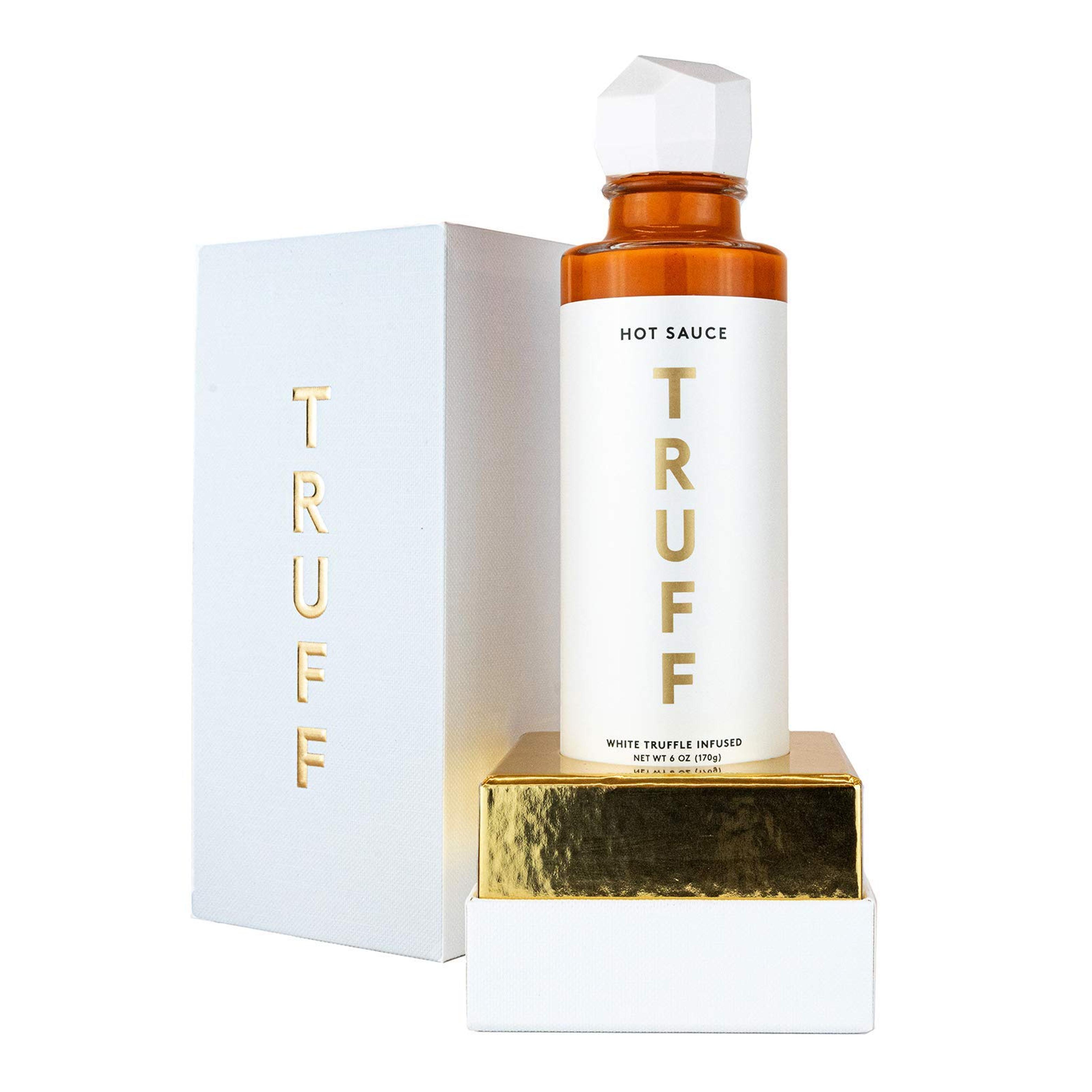 TRUFF White Truffle Hot Sauce, Gourmet Hot Sauce with Ripe Chili Peppers, Organic Agave Nectar, White Truffle Oil and Coriander, a Limited Flavor Experience in a Bottle, 6 oz.