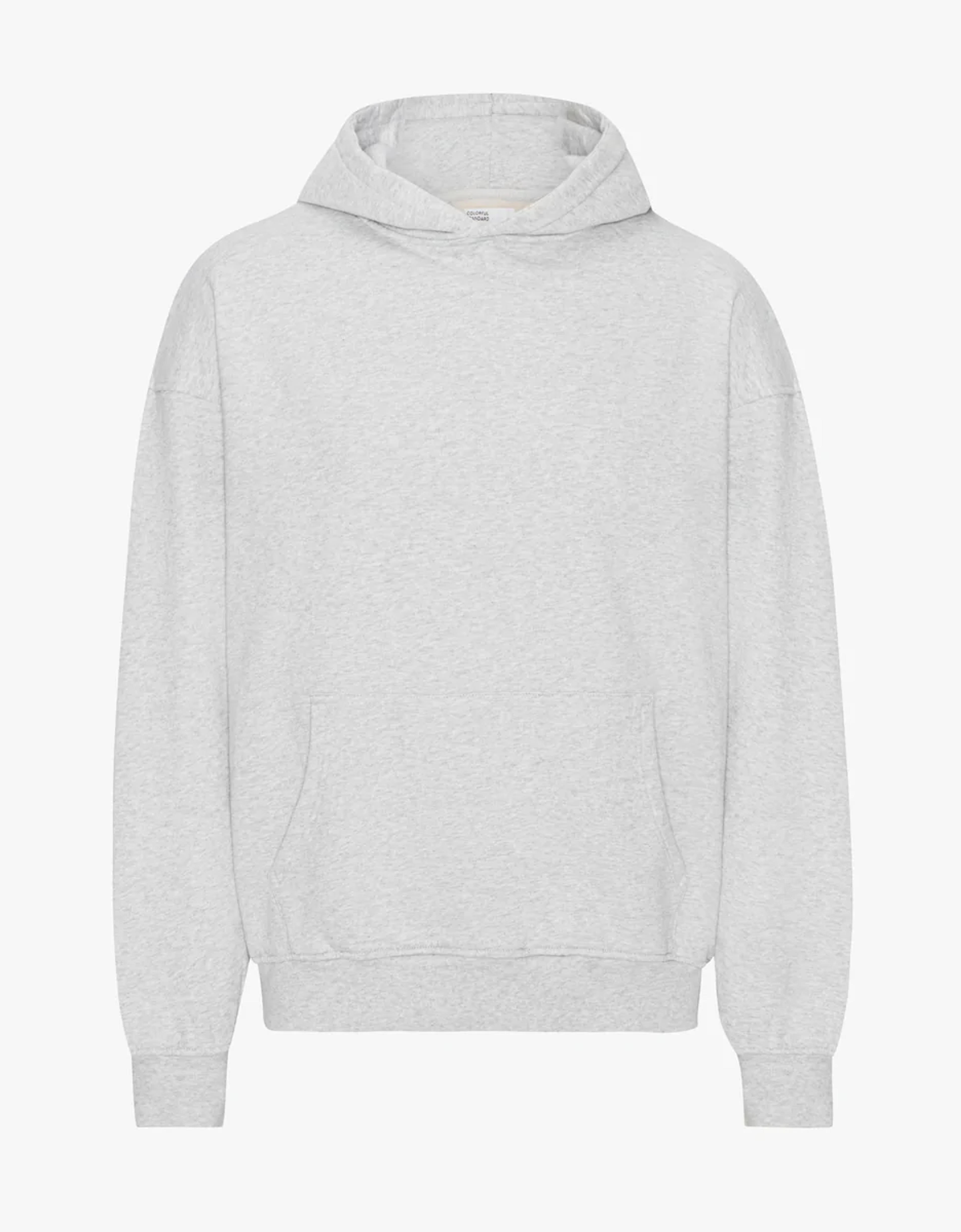 Organic Oversized Hood - Snow Melange