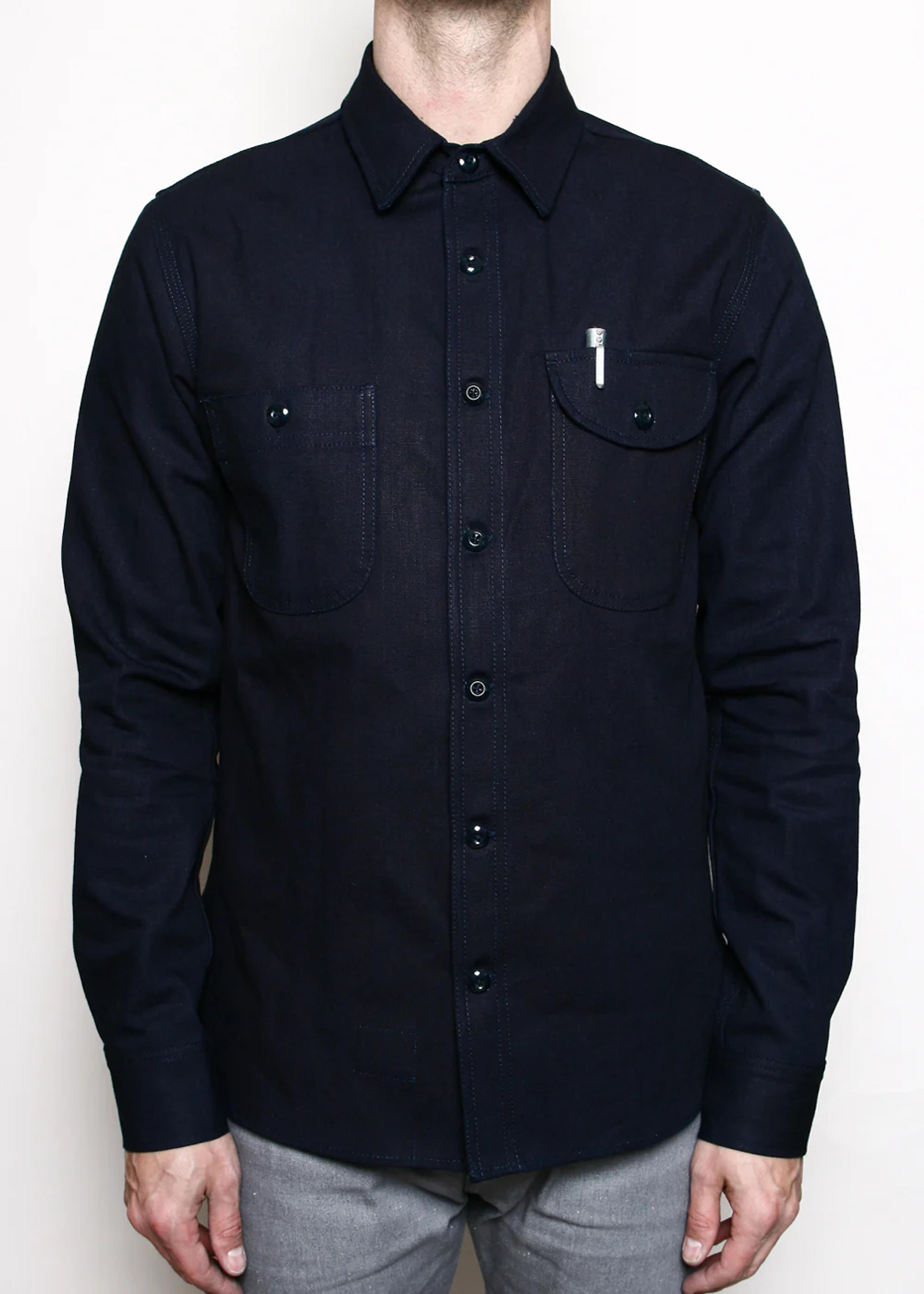 Work Shirt // Indigo Selvedge Canvas – Rogue Territory