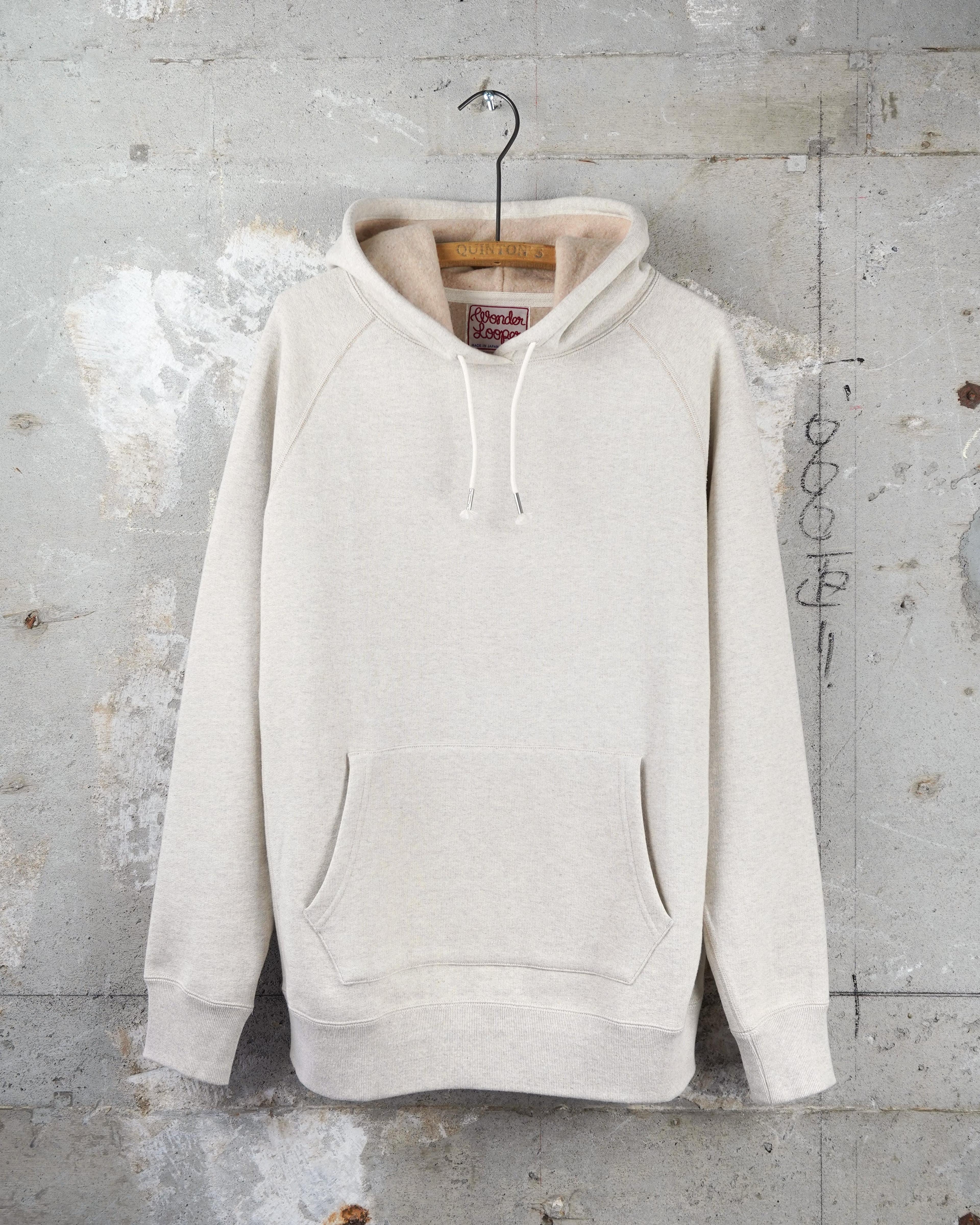 Pullover Hoodie - Fleeced Fox Fiber - Oatmeal – Wonder Looper