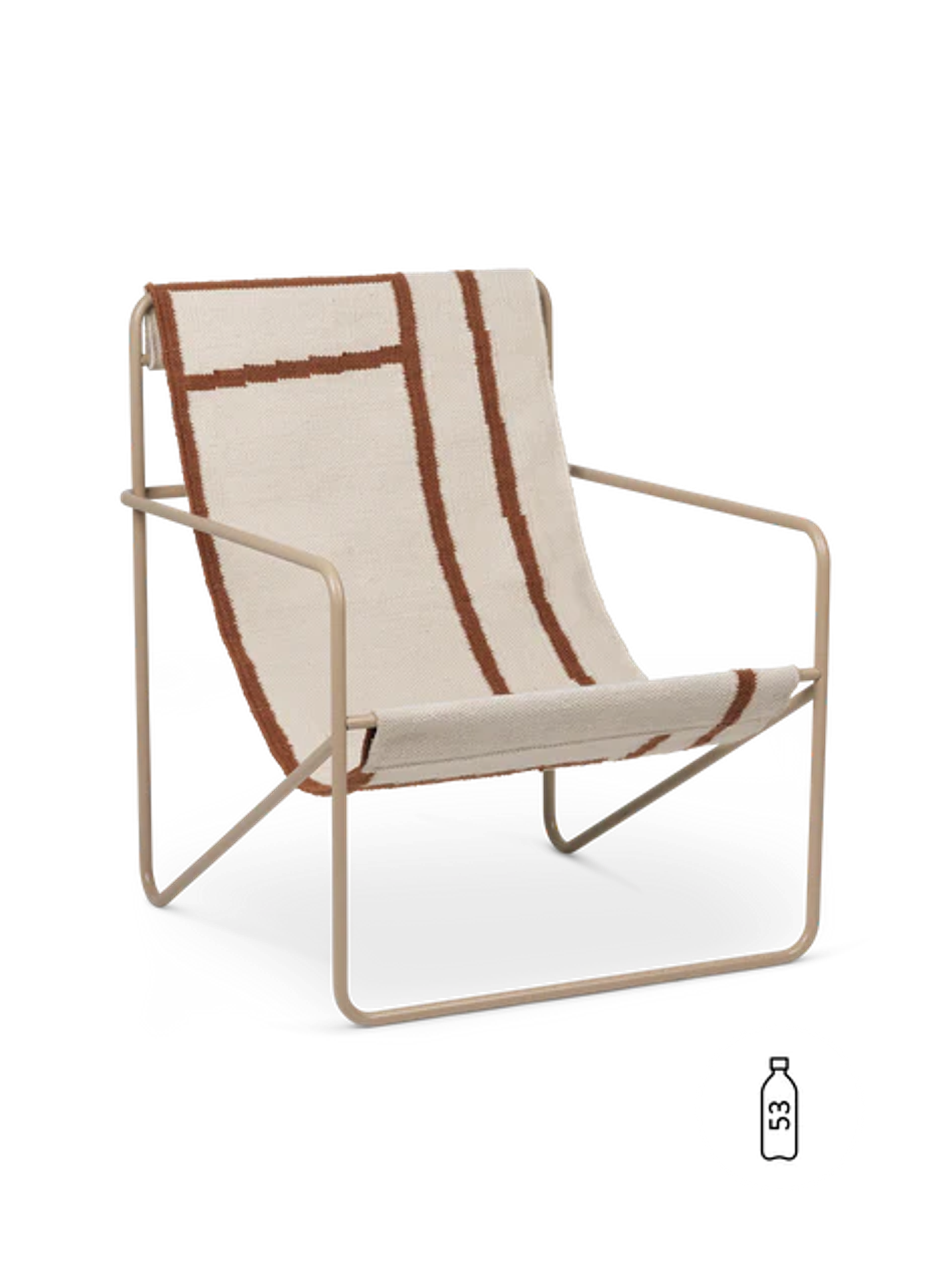 Desert Lounge Chair - Cashmere/Shapes by ferm LIVING