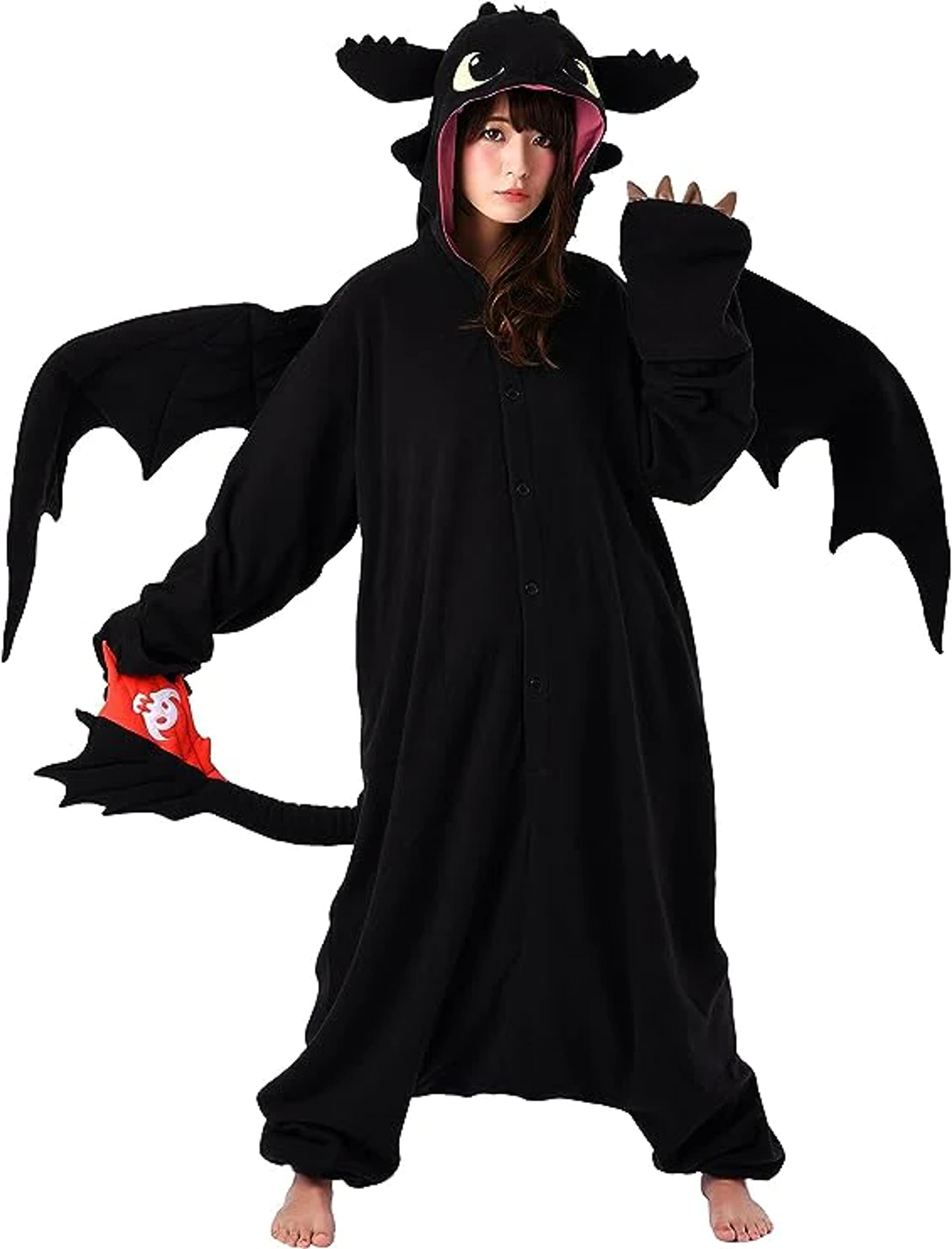 How to Train Your Dragon Onesie - Toothless / Large (5'7" to 5'10")