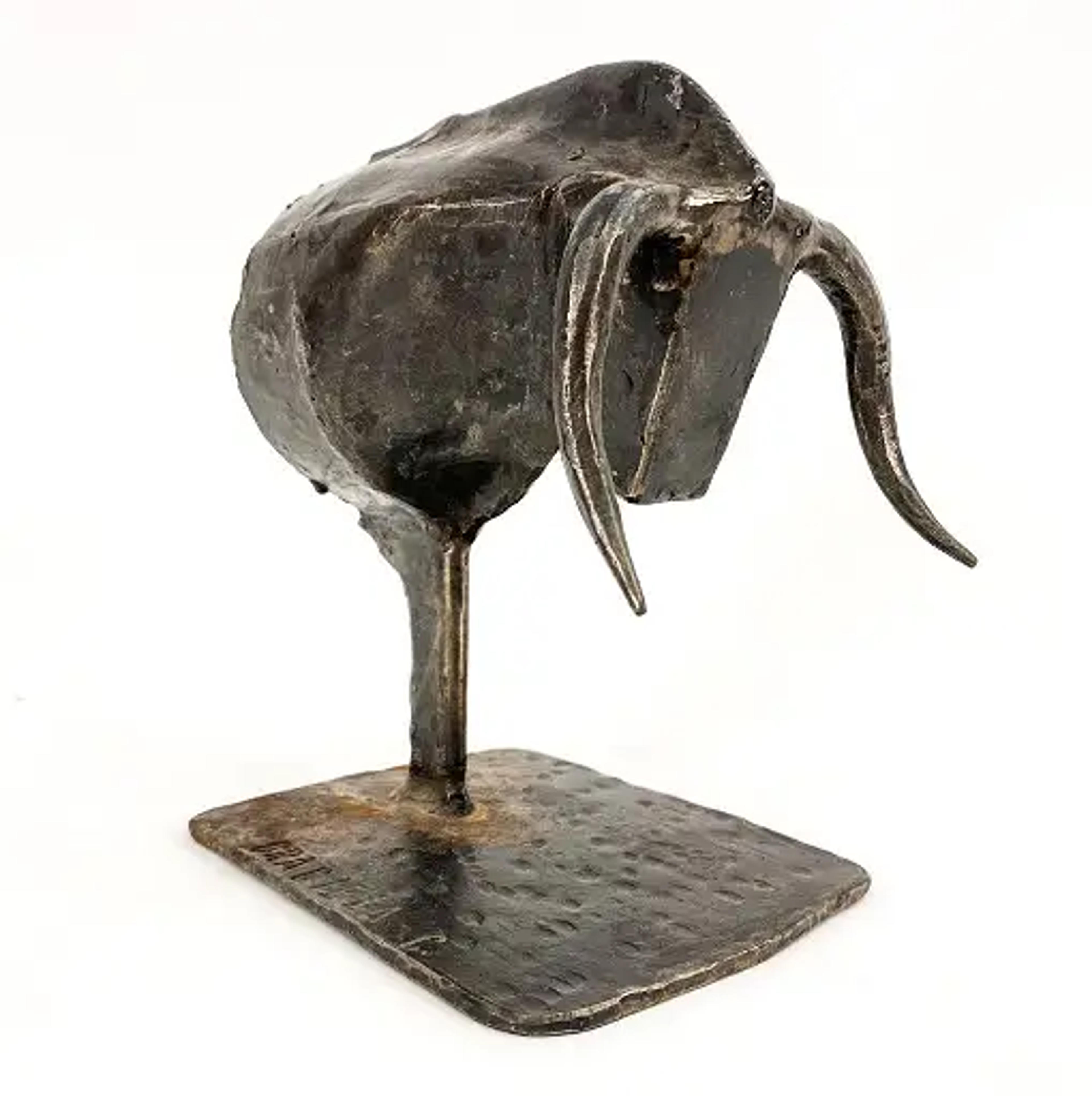 MID-CENTURY WELDED IRON BULL SCULPTURE - Aug 23, 2022 | Westport Auction in CT