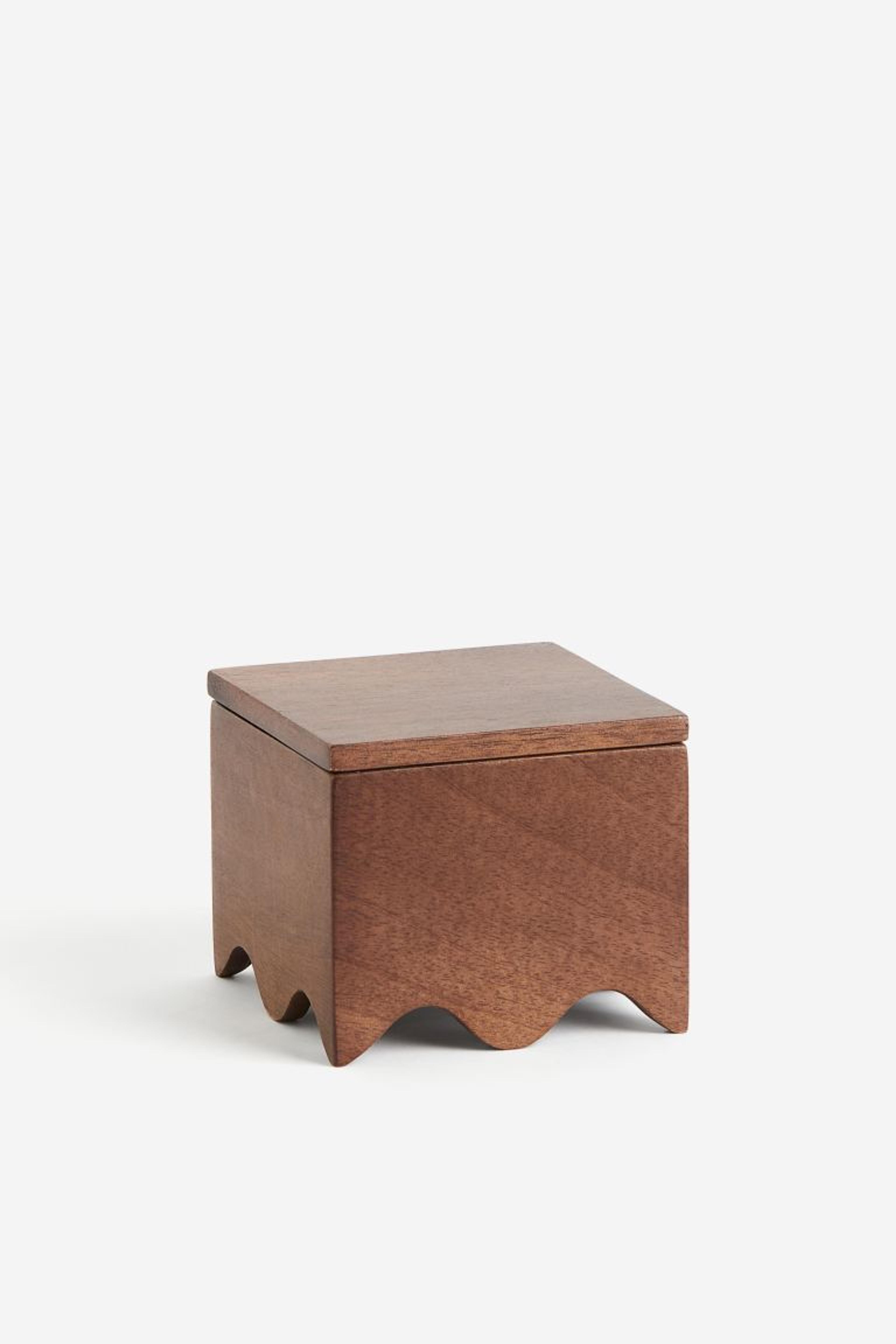 Wooden box with lid - Brown - Home All | H&M GB