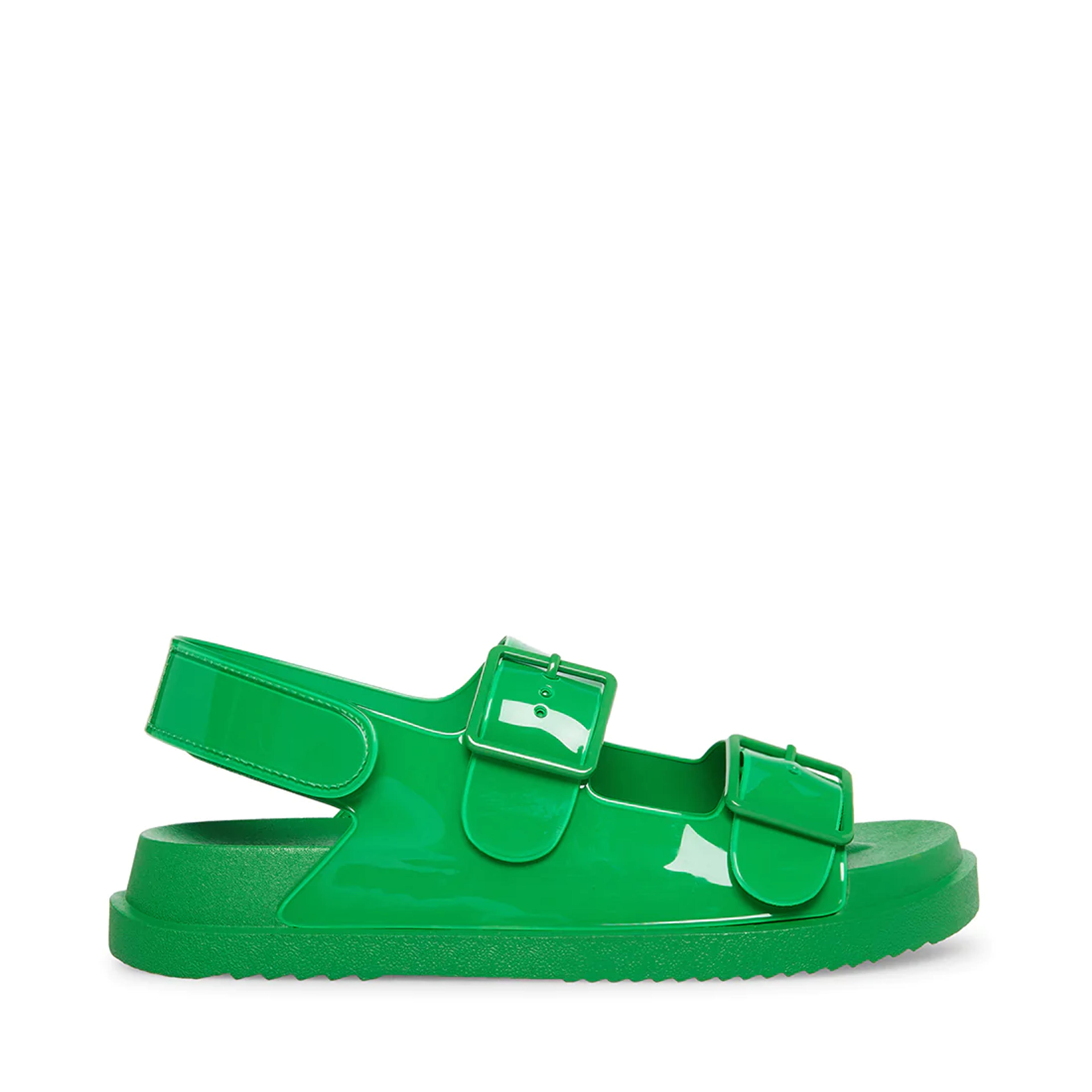 MARGIE-J Green Jelly Platform Sandal | Women's Sandals – Steve Madden