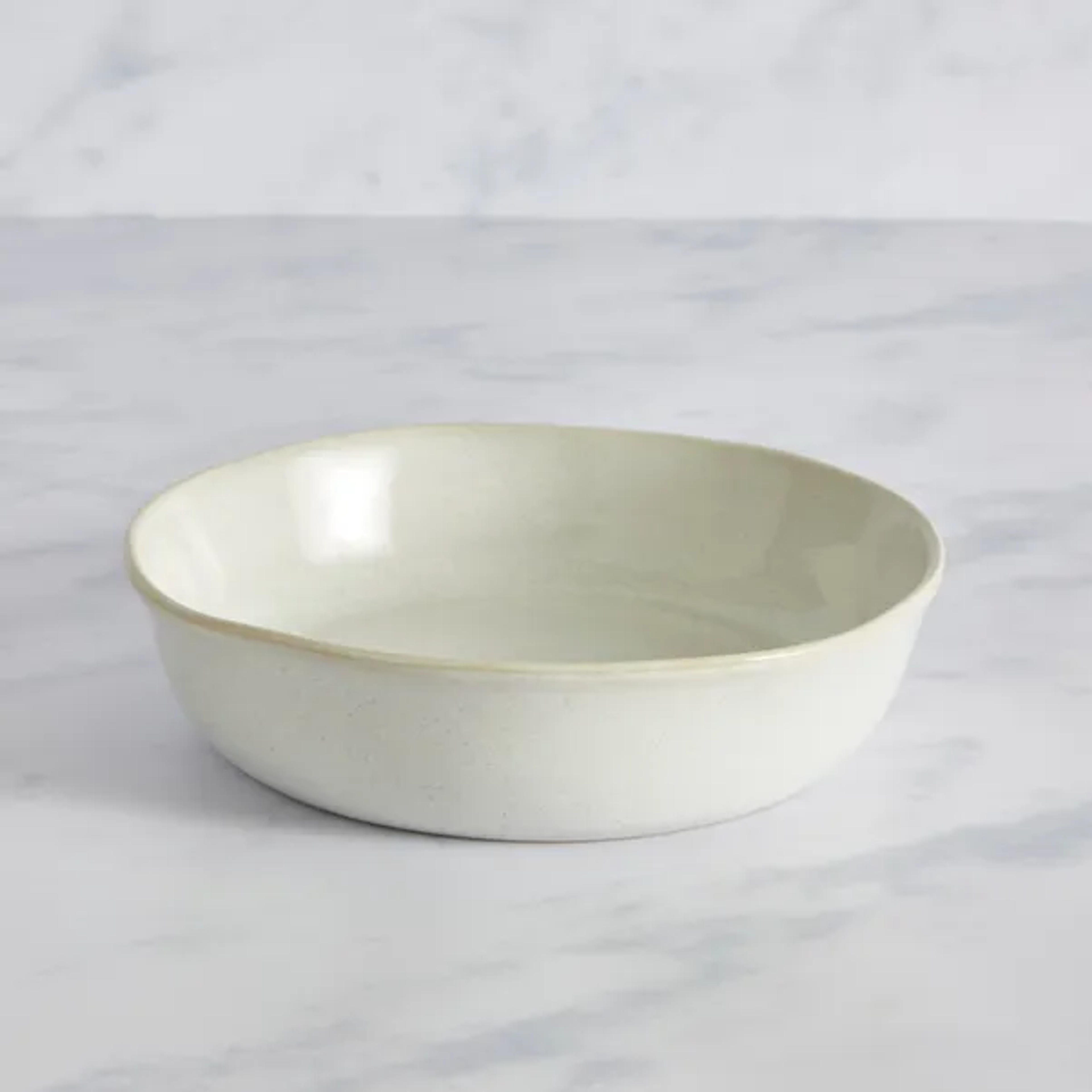 Amalfi White Pasta Bowl | Dunelm