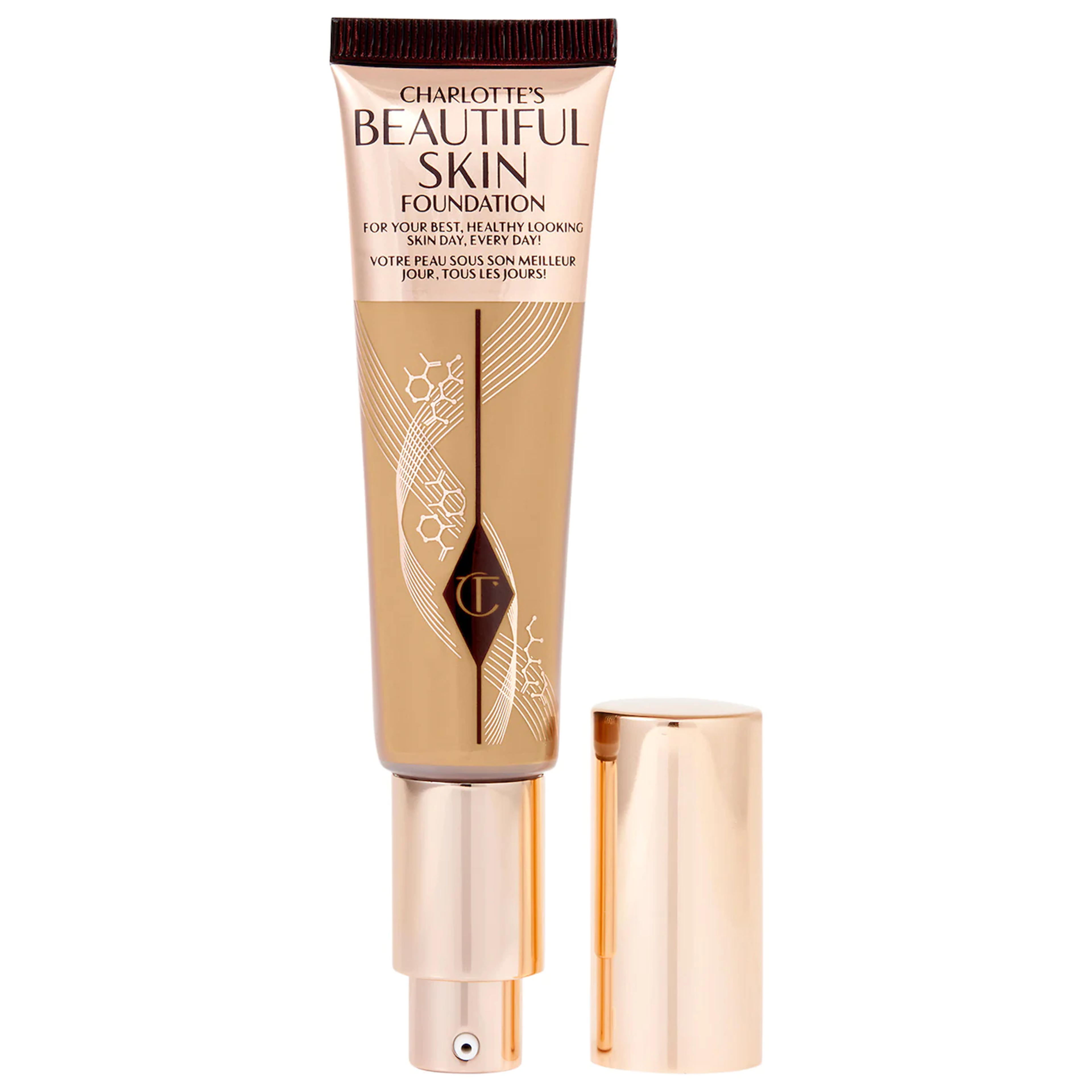 Beautiful Skin Medium Coverage Liquid Foundation with Hyaluronic Acid - Charlotte Tilbury | Sephora