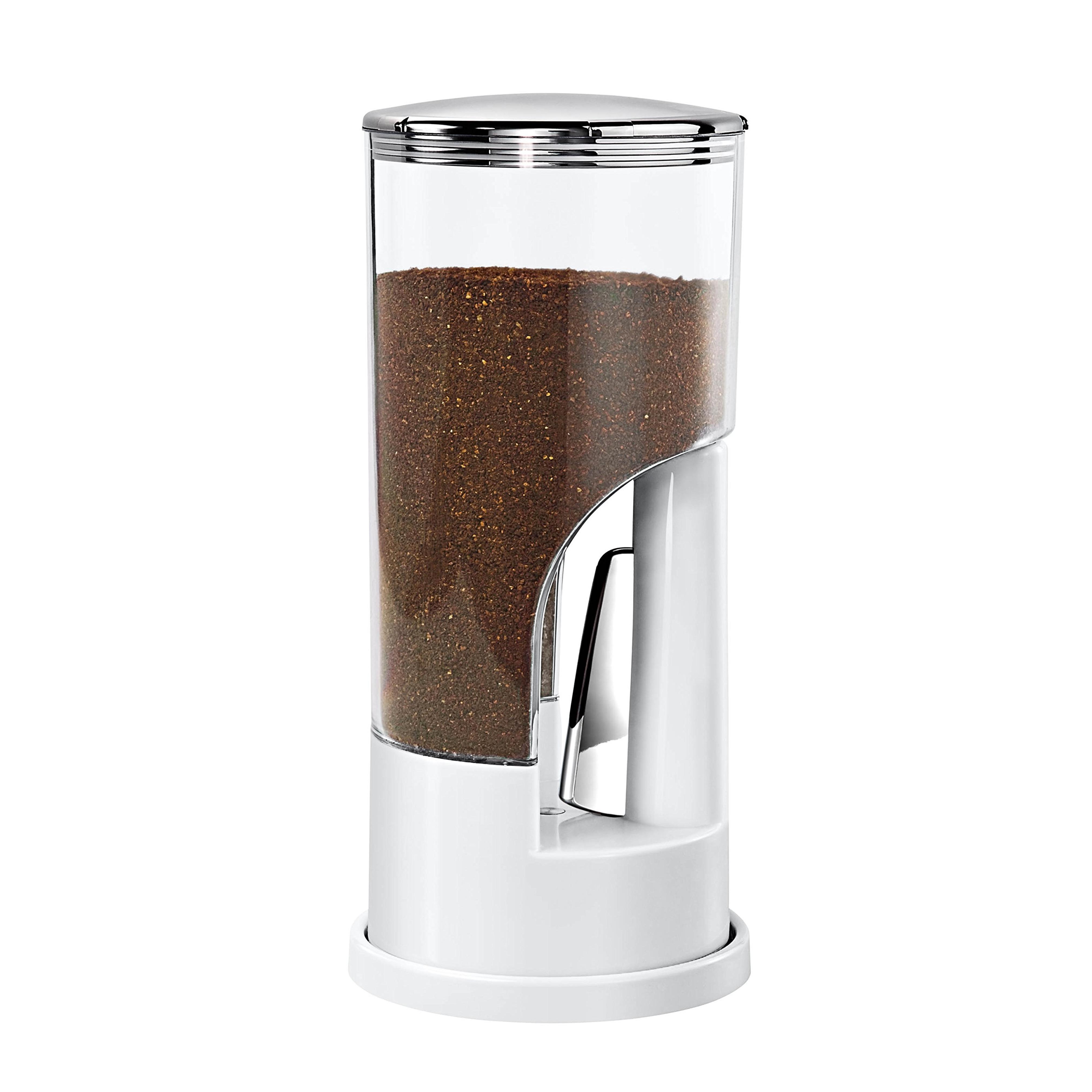 Zevro KCH-06076 Indispensable Coffee Dispenser, White - 1/2 Pound