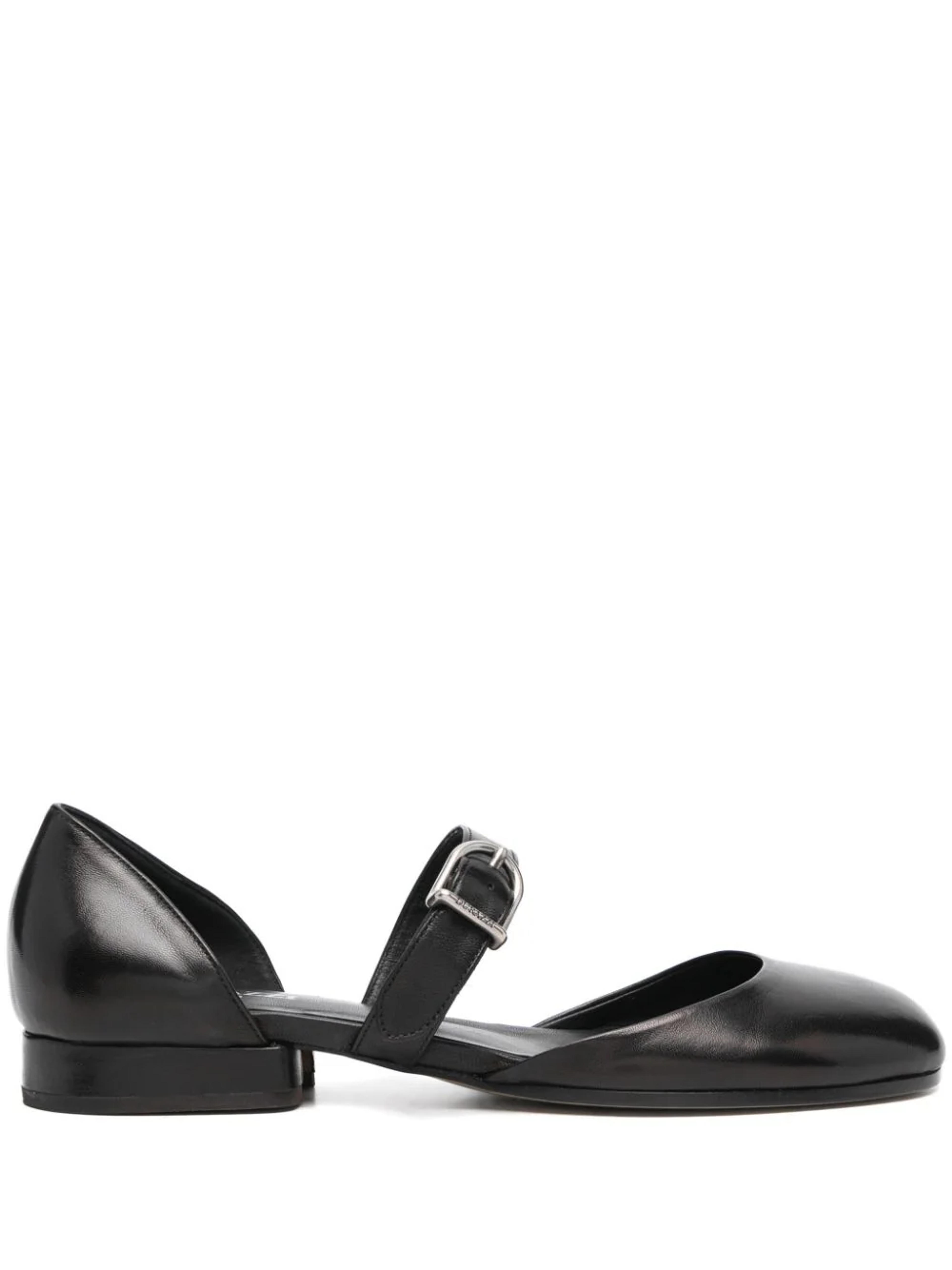 Durazzi Milano 30mm Leather Ballerina Shoes - Farfetch