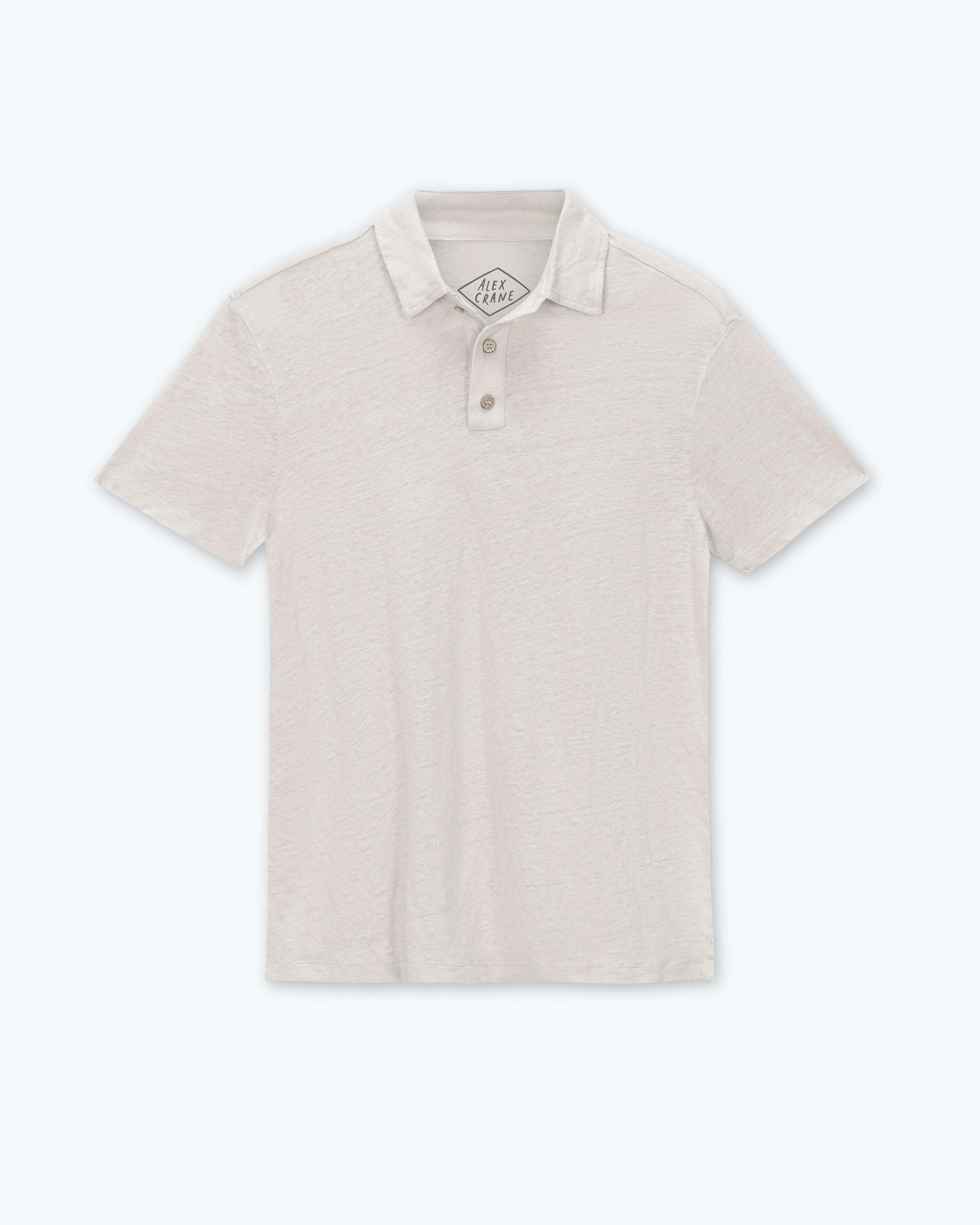 Knit Linen Polo / Bone | $125