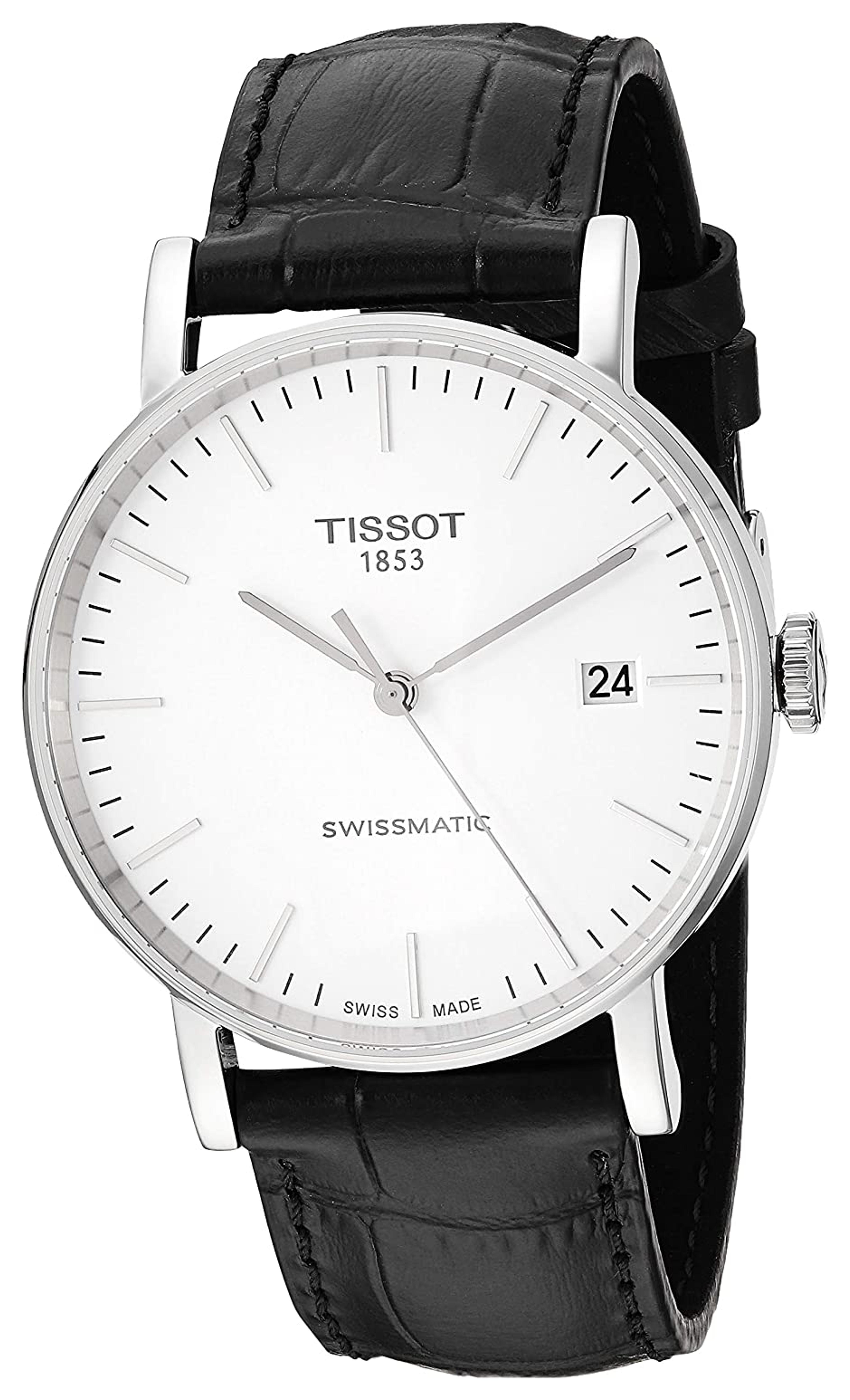 Tissot mens Everytime Stainless Steel Casual Watch Black T1094071603100