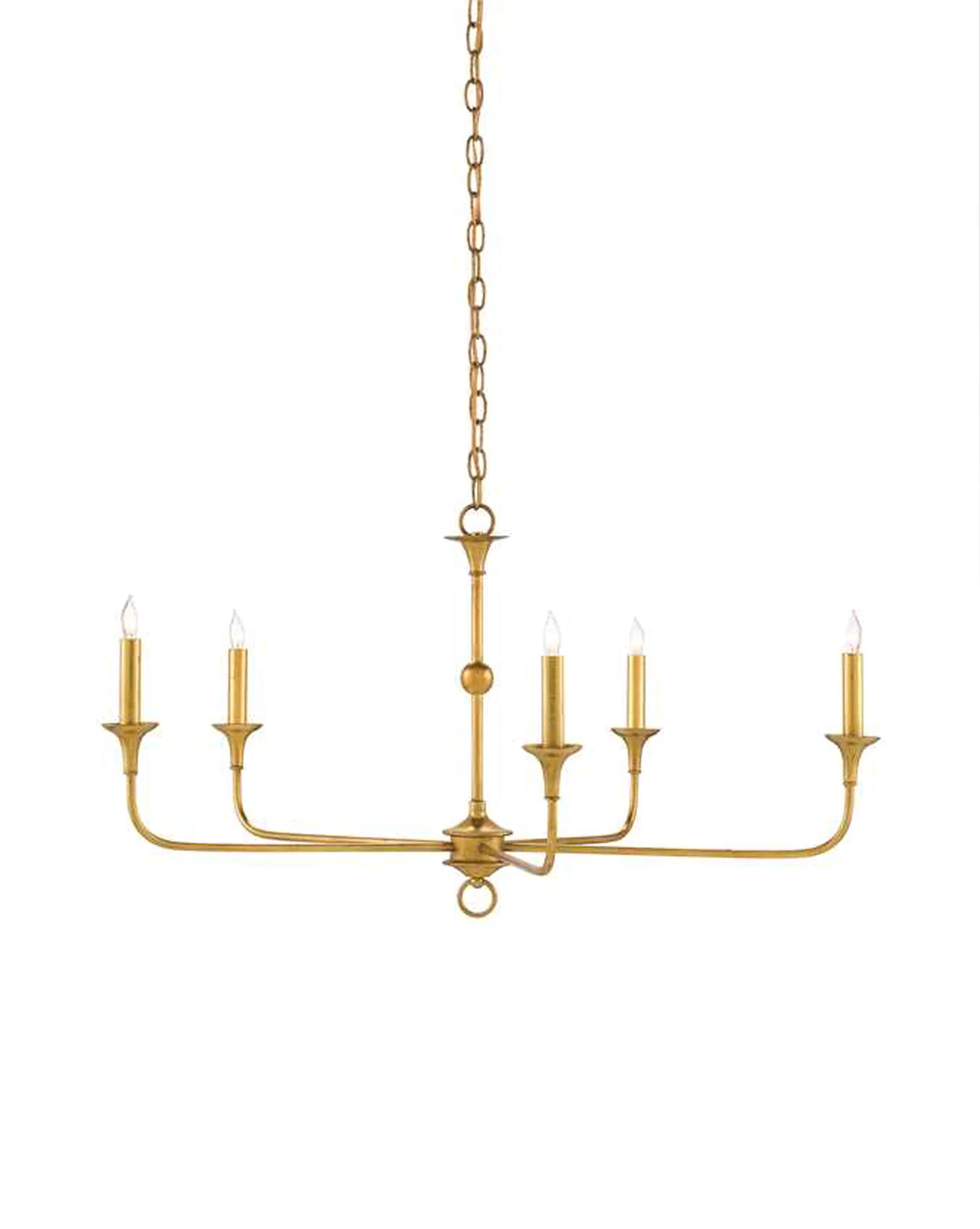 Nottaway Chandelier - Gold Leaf / Small