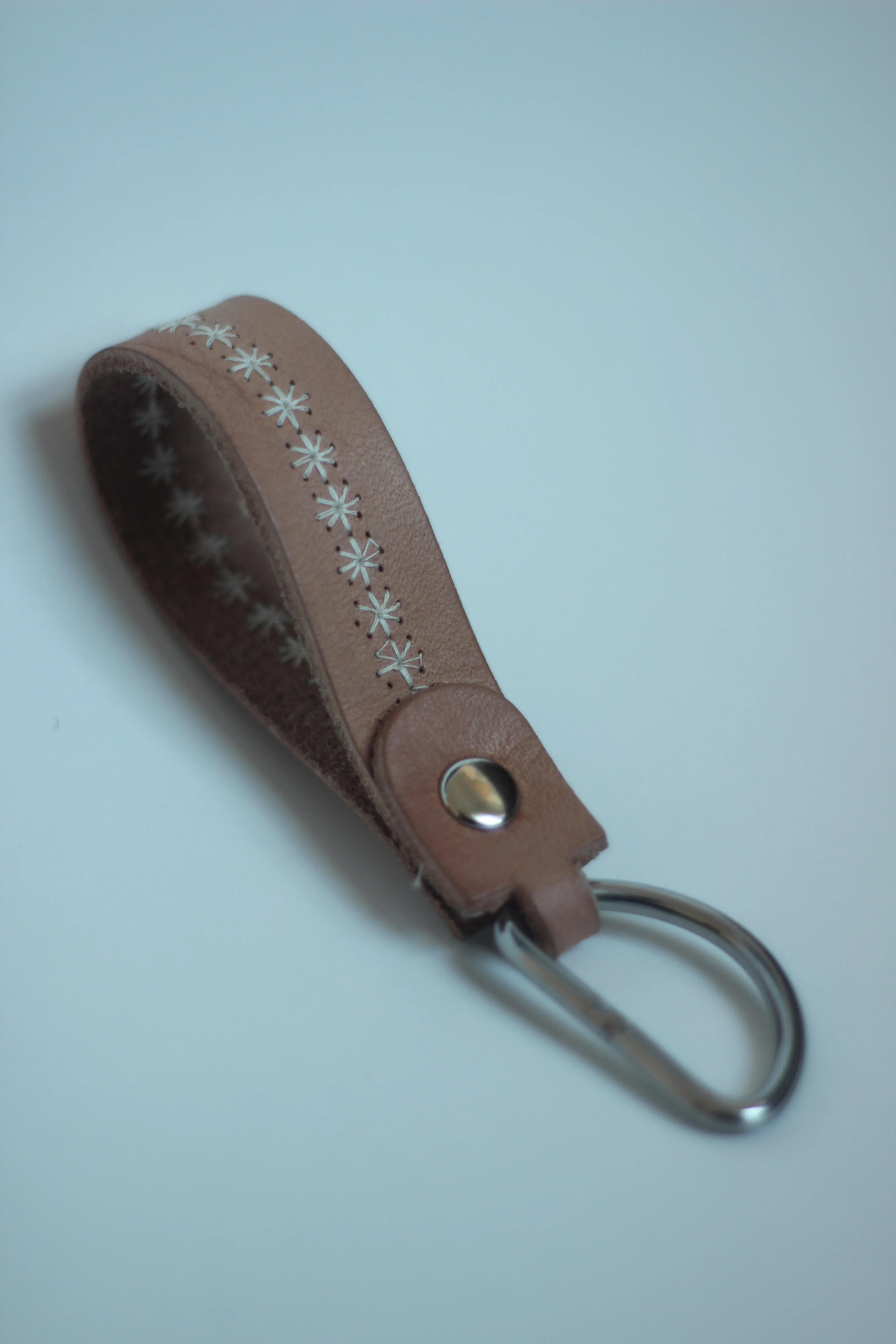 Cowboy Keychain Natural Vegetable Tanned Leather – Unbleached Apparel