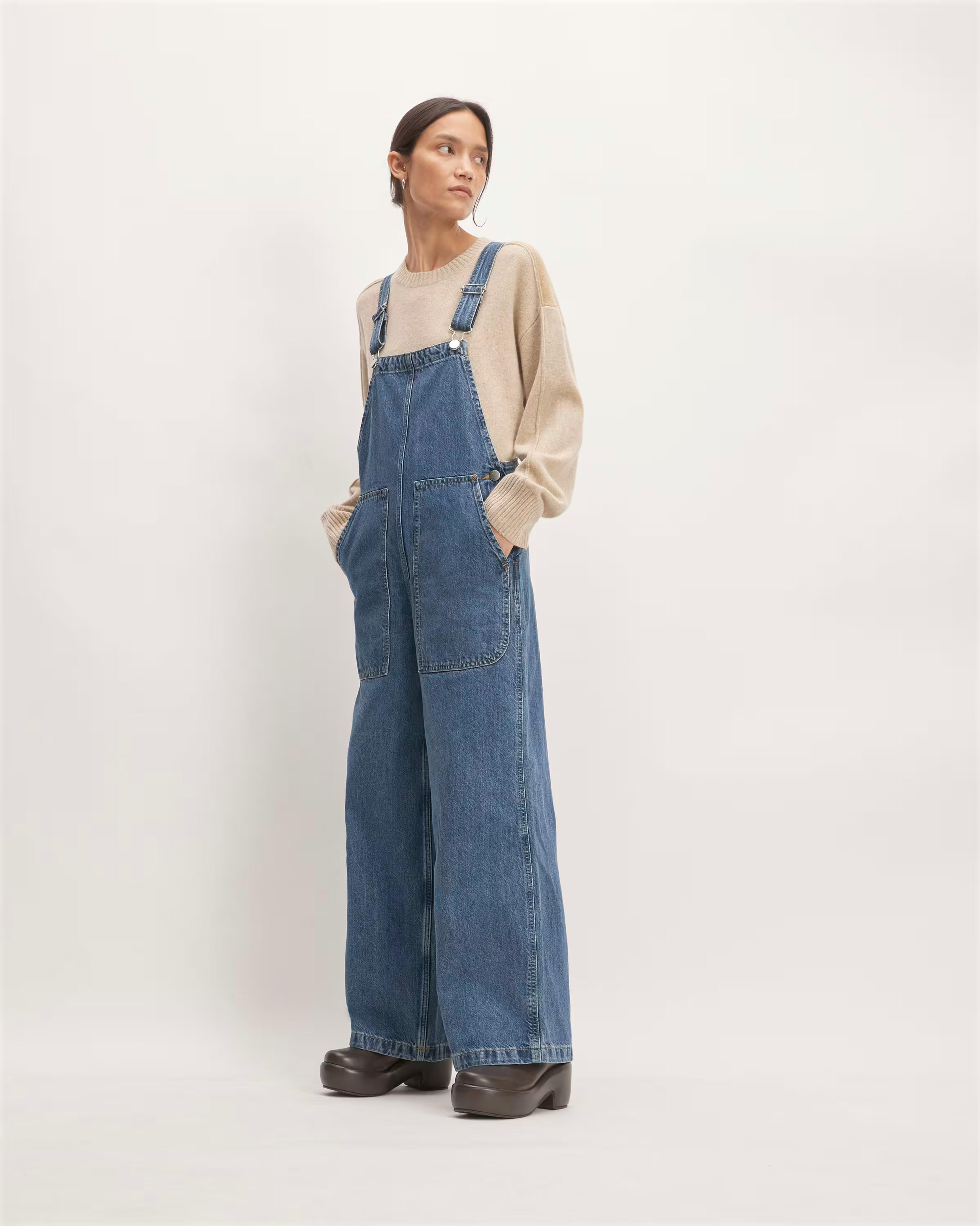 The Gardener Overall Hickory Stripe – Large