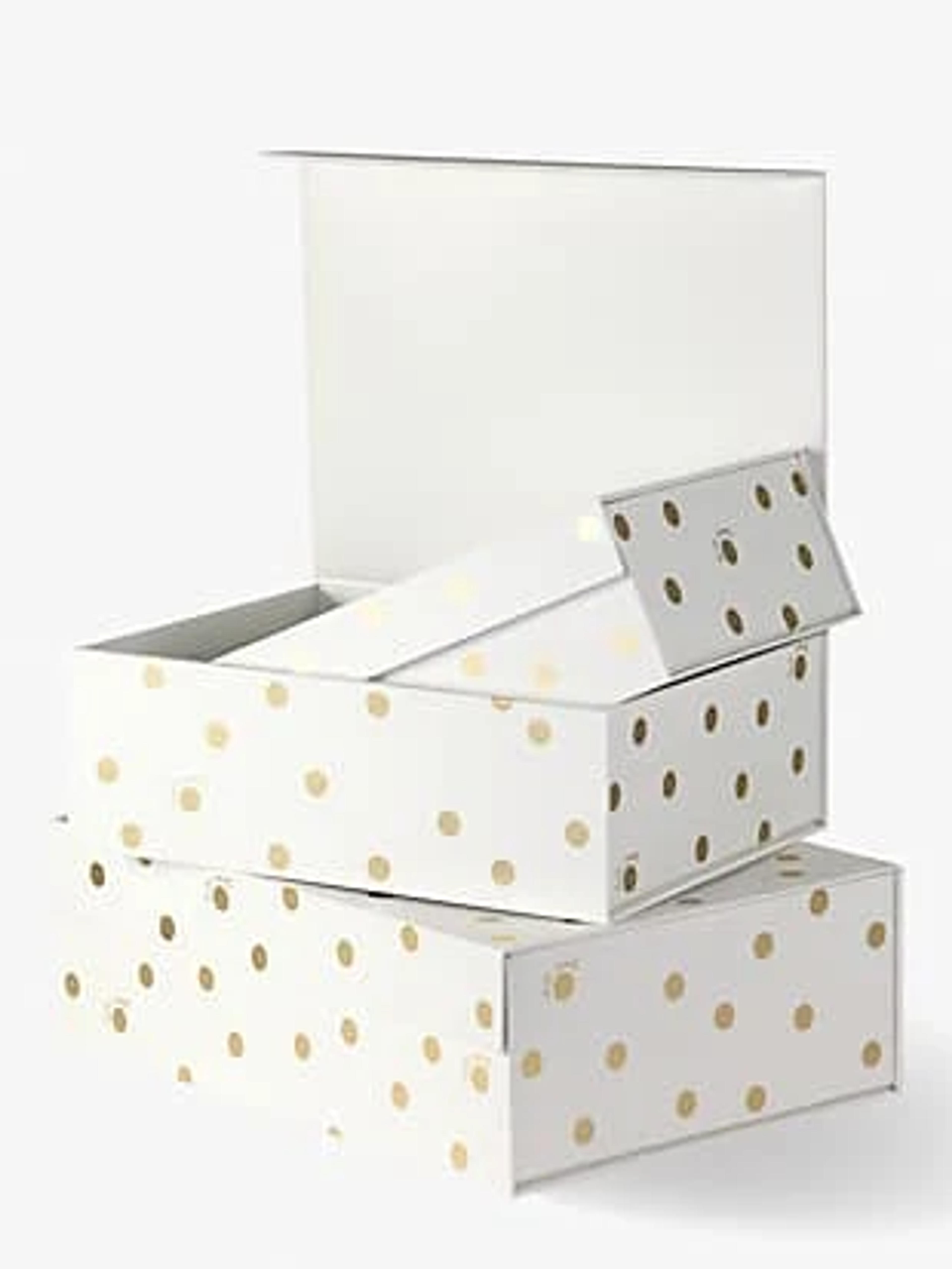 gold dot with script nesting box set | Kate Spade New York