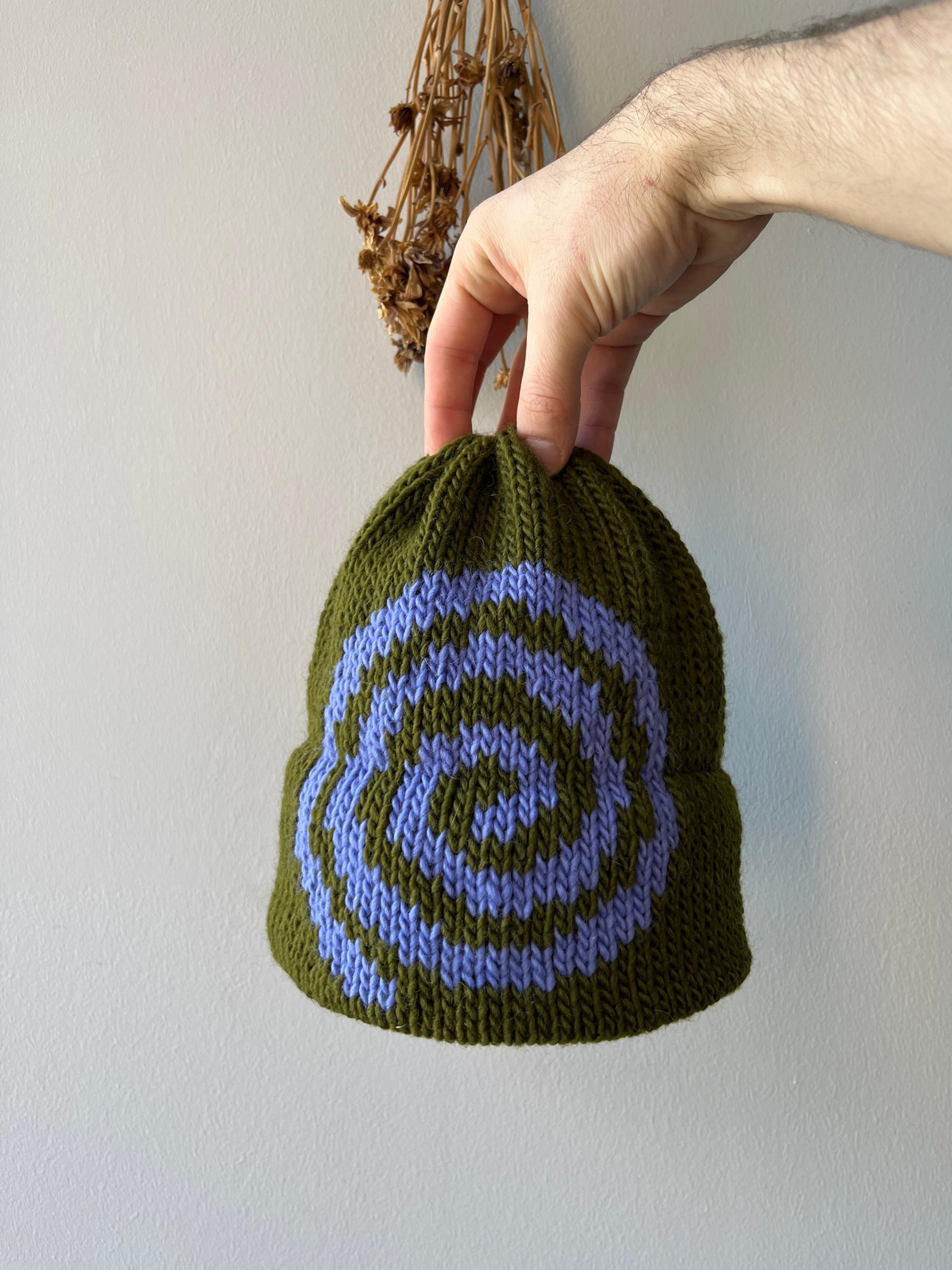 Green with Periwinkle Spiral — Bailey Goldberg