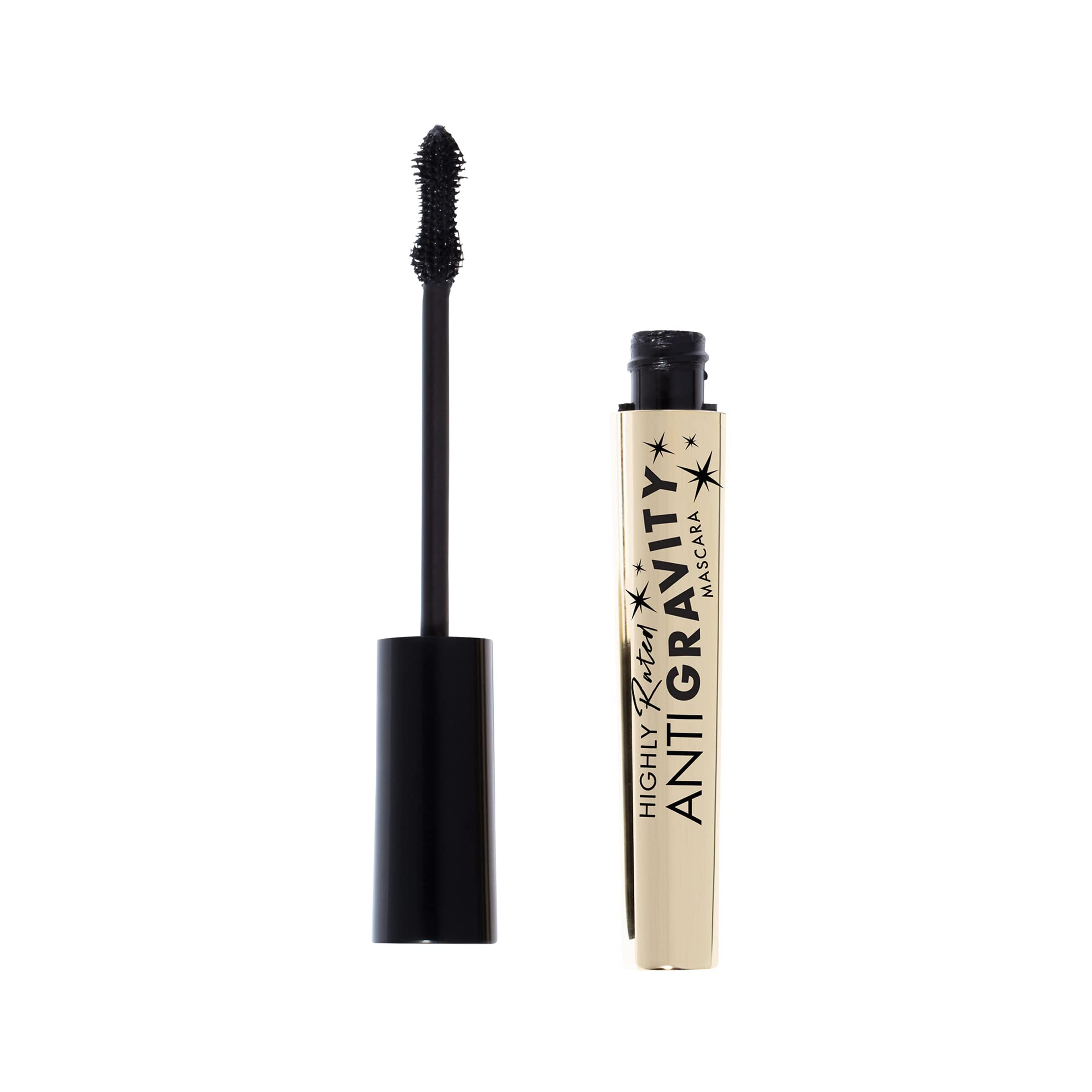 Milani Highly Rated Anti-Gravity Black Mascara with Castor Oil and Molded Hourglass Shaped Brush - 1 Pack