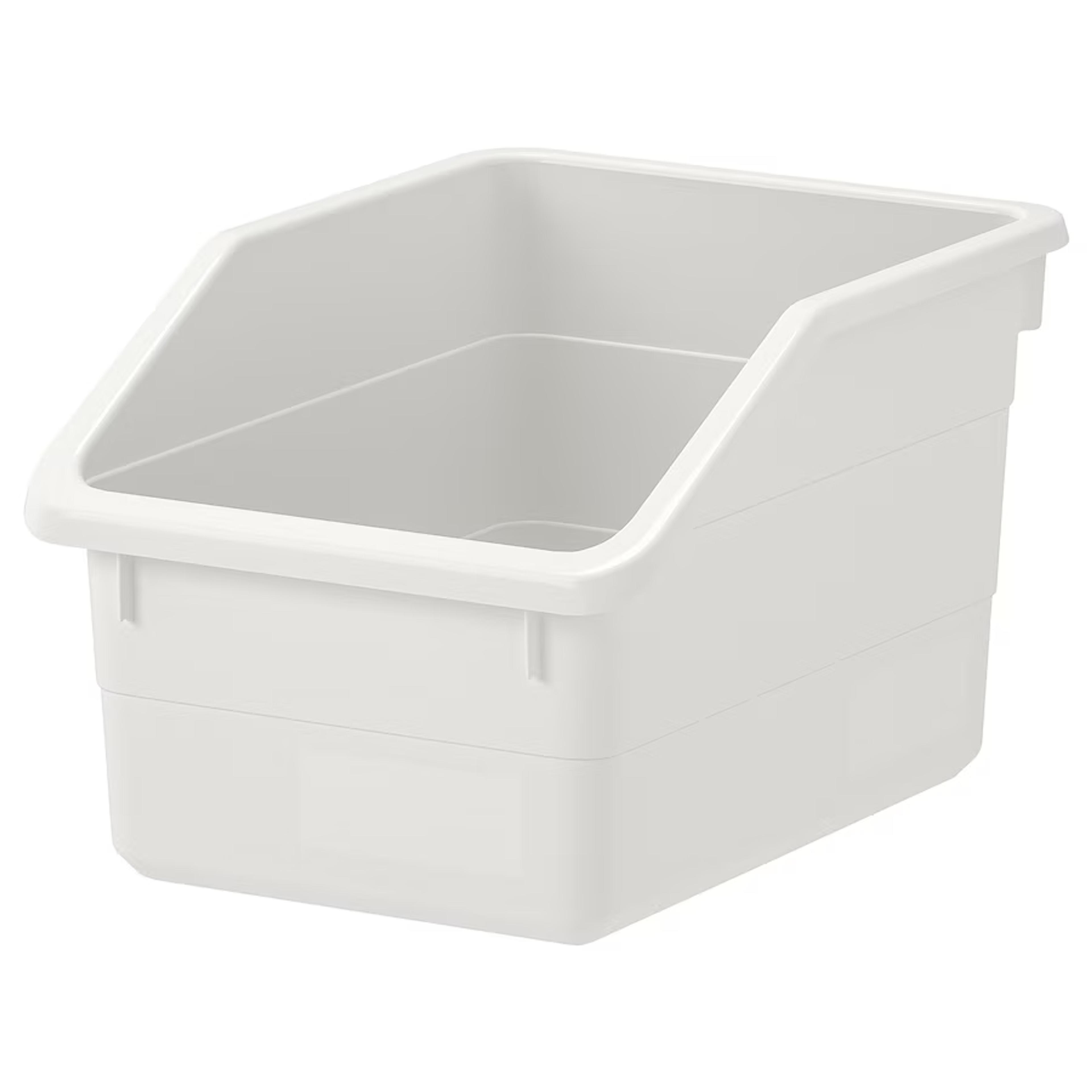 SOCKERBIT box, white, 19x26x15 cm - IKEA