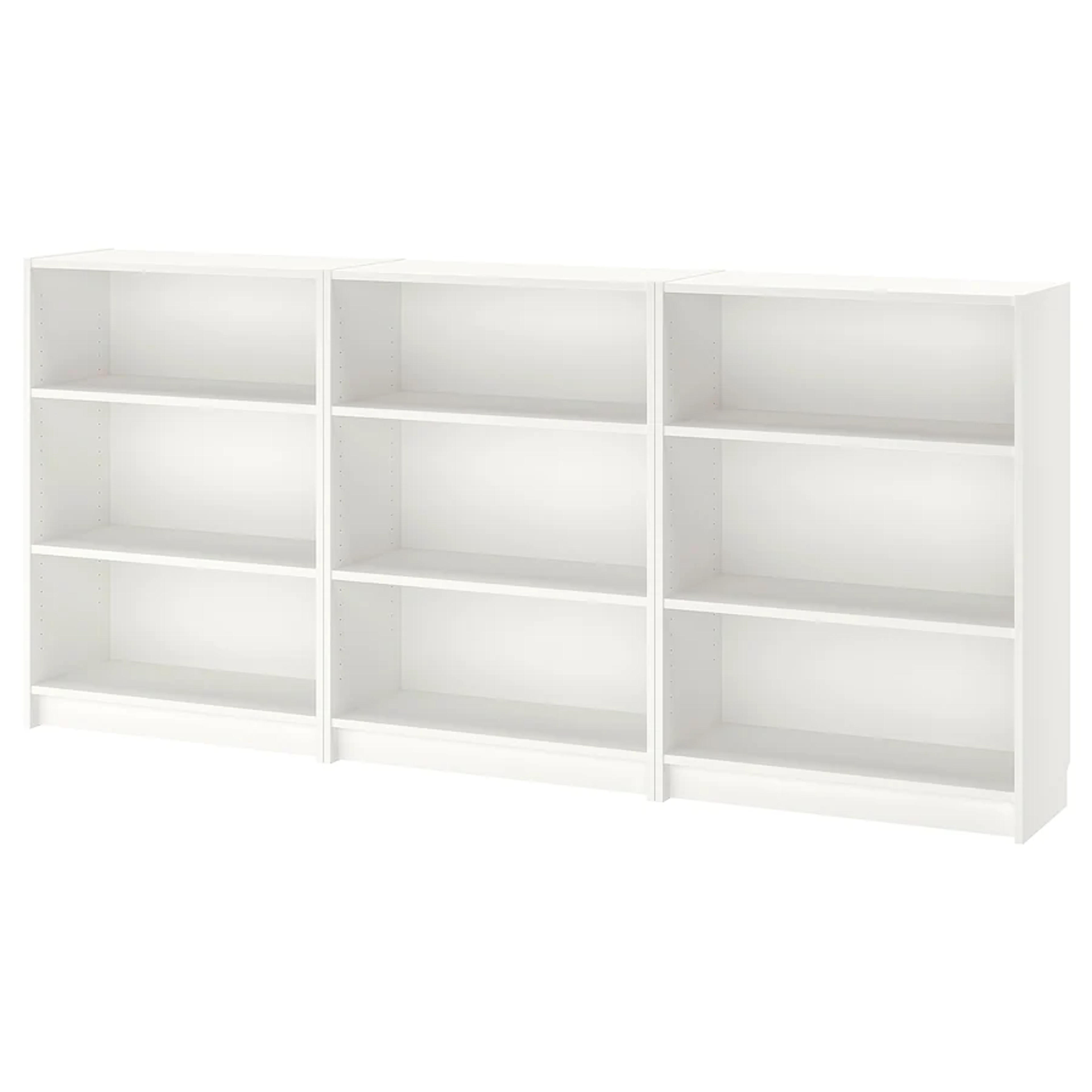 BILLY Bookcase, white, 941/2x11x413/4" - IKEA